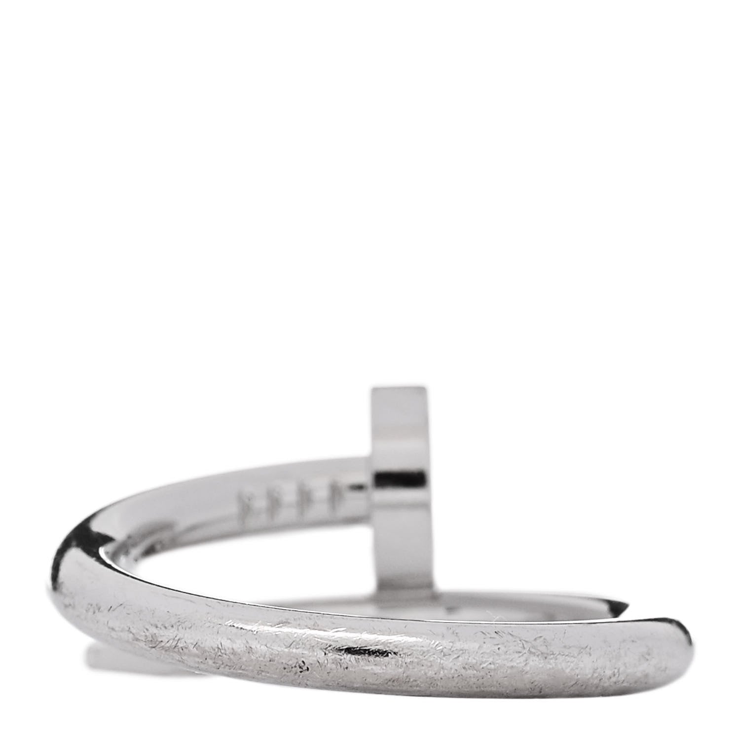 Cartier 18K White Gold Juste Un Clou Ring 54 7 3 of 6