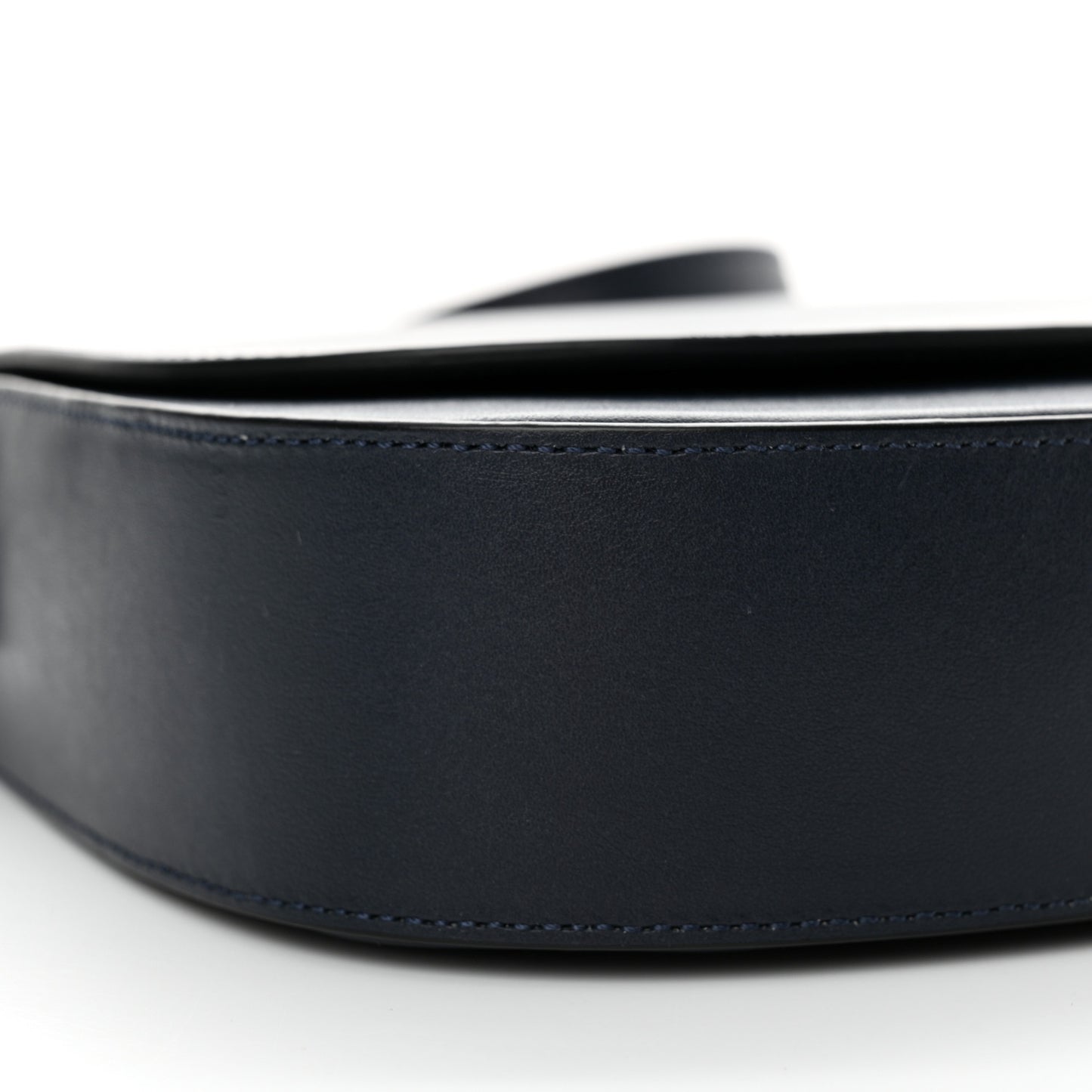 Calfskin Flap Crossbody Bag Blue