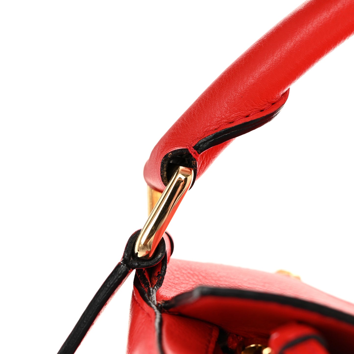 Calfskin Medium Puzzle Bag Scarlet