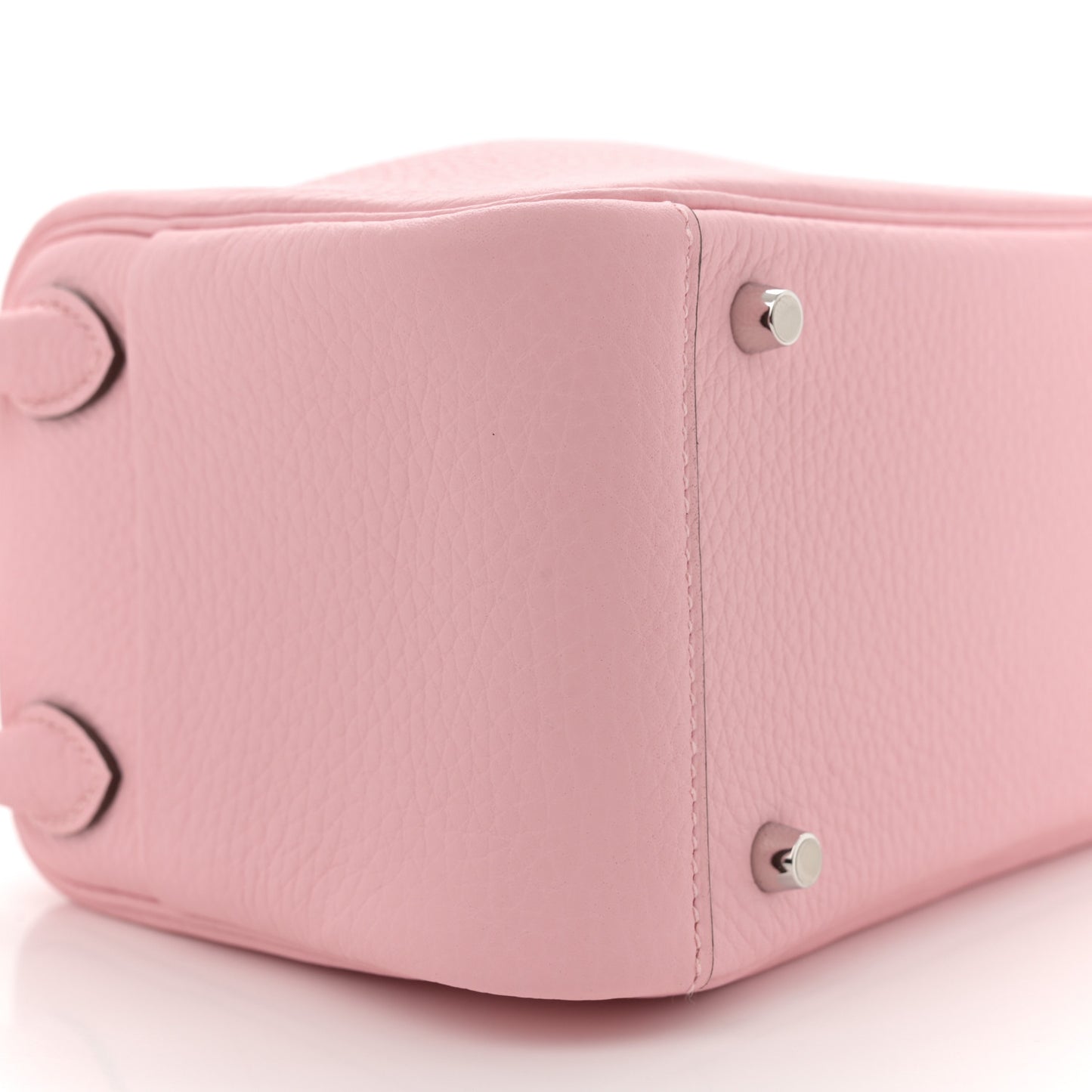 Taurillon Clemence Verso Mini Lindy 20 Rose Sakura Gris Perle