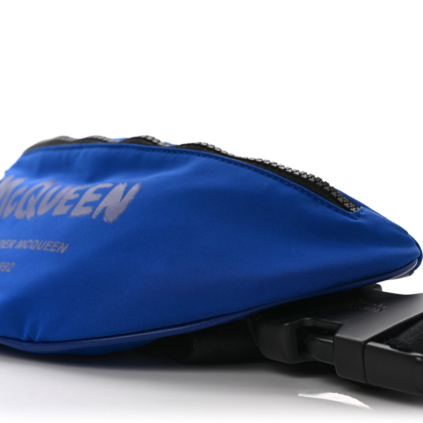 Nylon Graffiti Logo Belt Bag Ultramarine