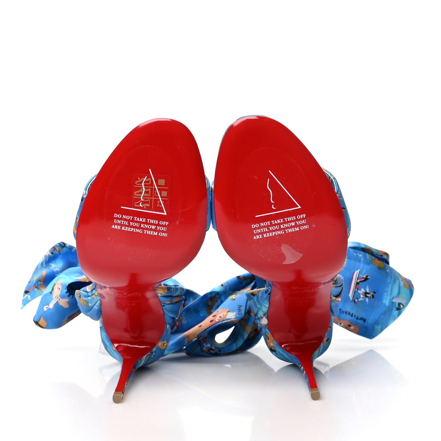 Crepe Satin Greekaba Du Desert 100 Sandal 38.5 Blue Multicolor