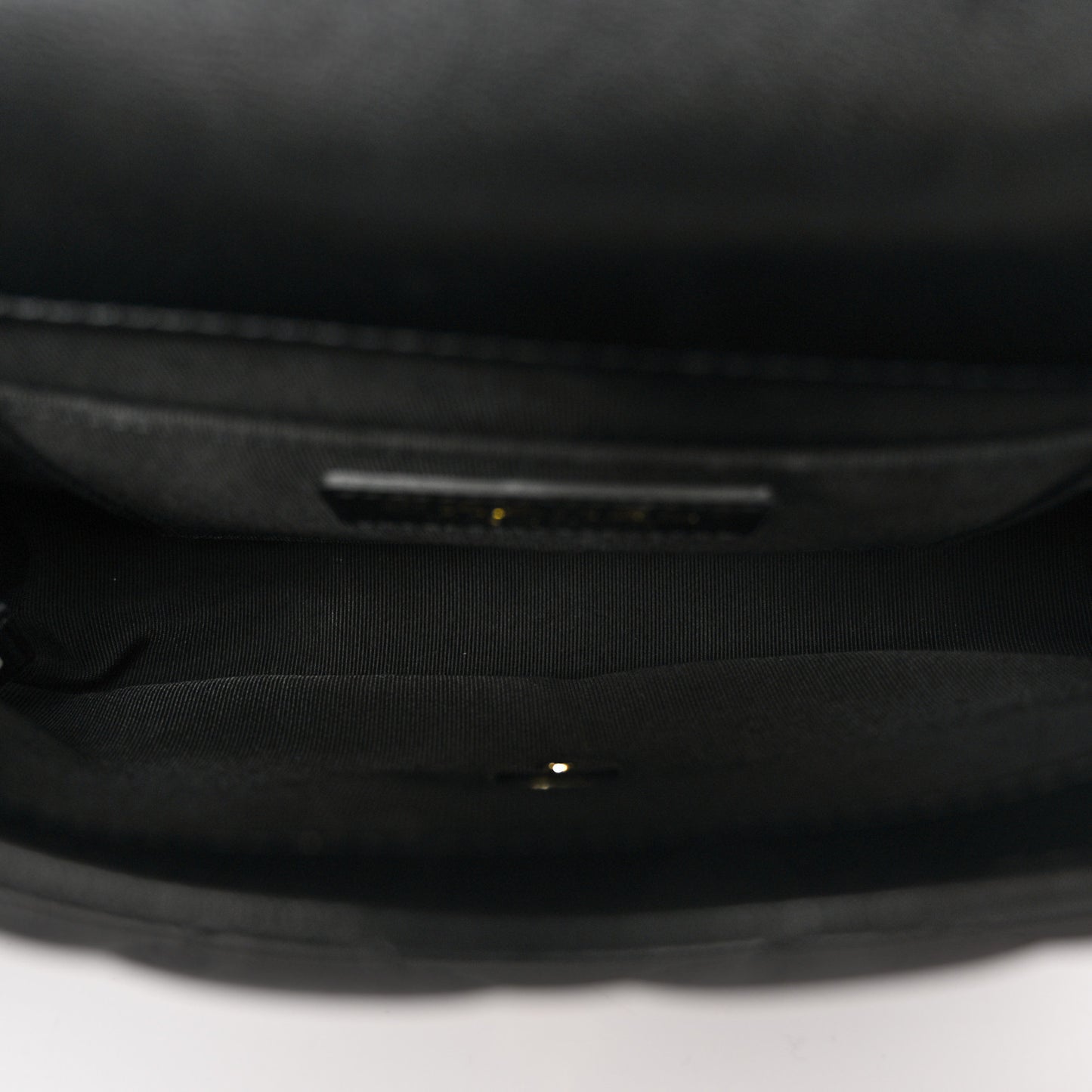 Lambskin Quilted Small My Precious Flap Black