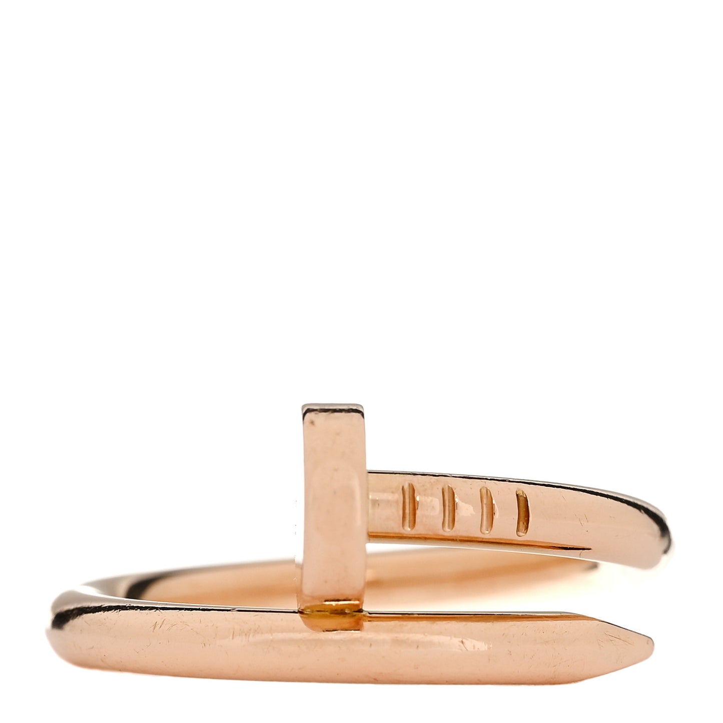 18K Pink Gold Juste Un Clou Ring 56 7.5