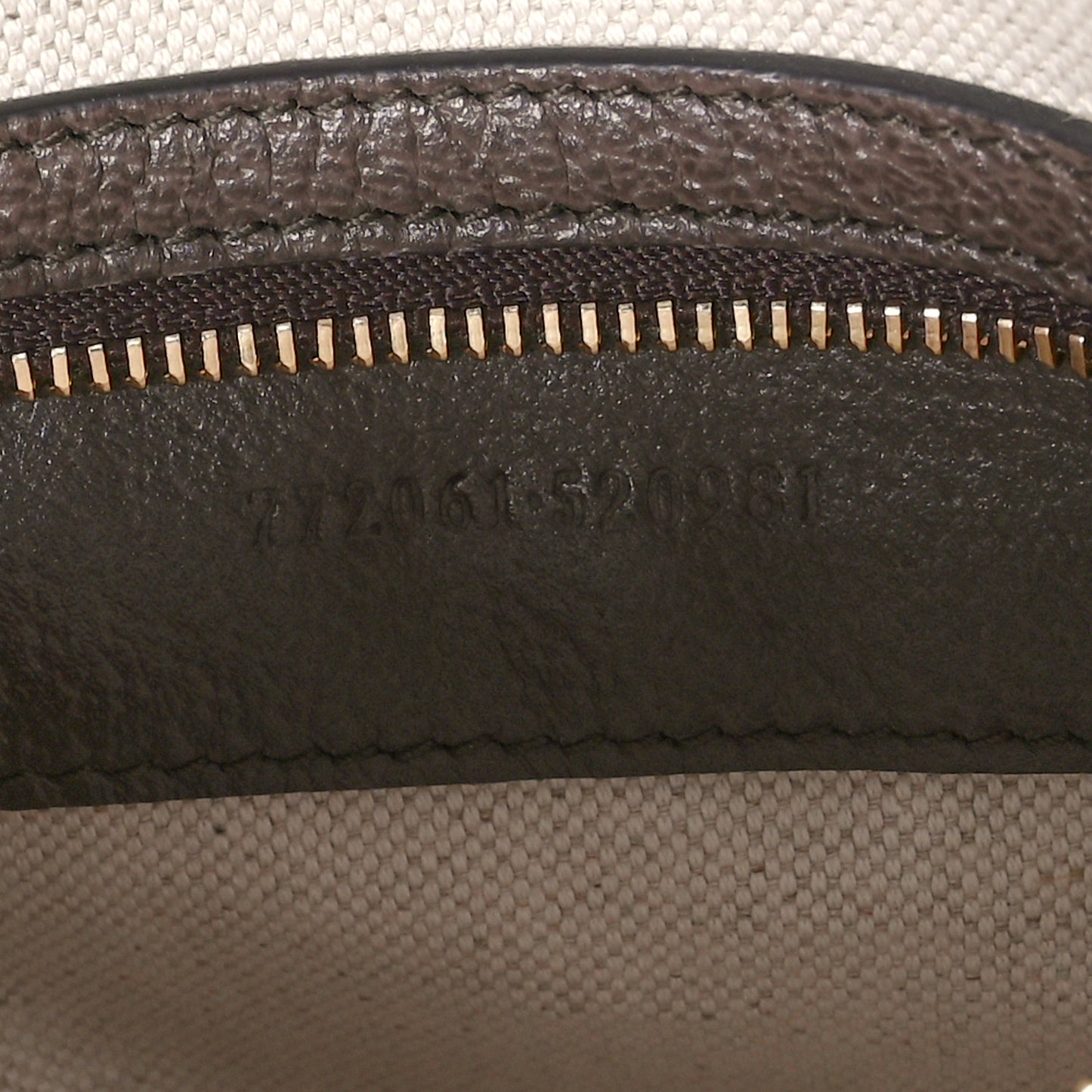 GG Supreme Monogram Web Small Ophidia Top Handle Bag Beige Ebony