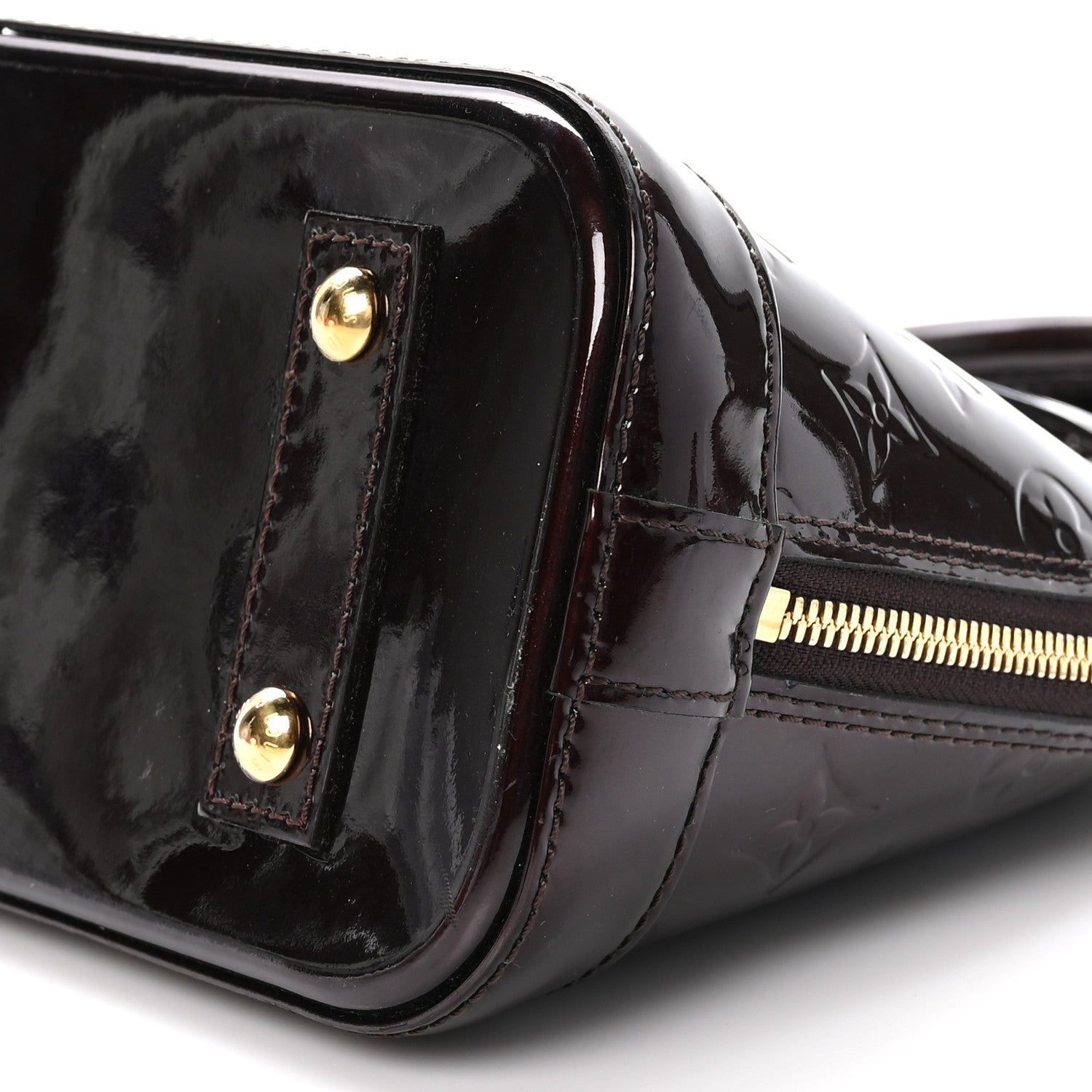 Louis Vuitton Vernis Alma BB Amarante 8 of 9