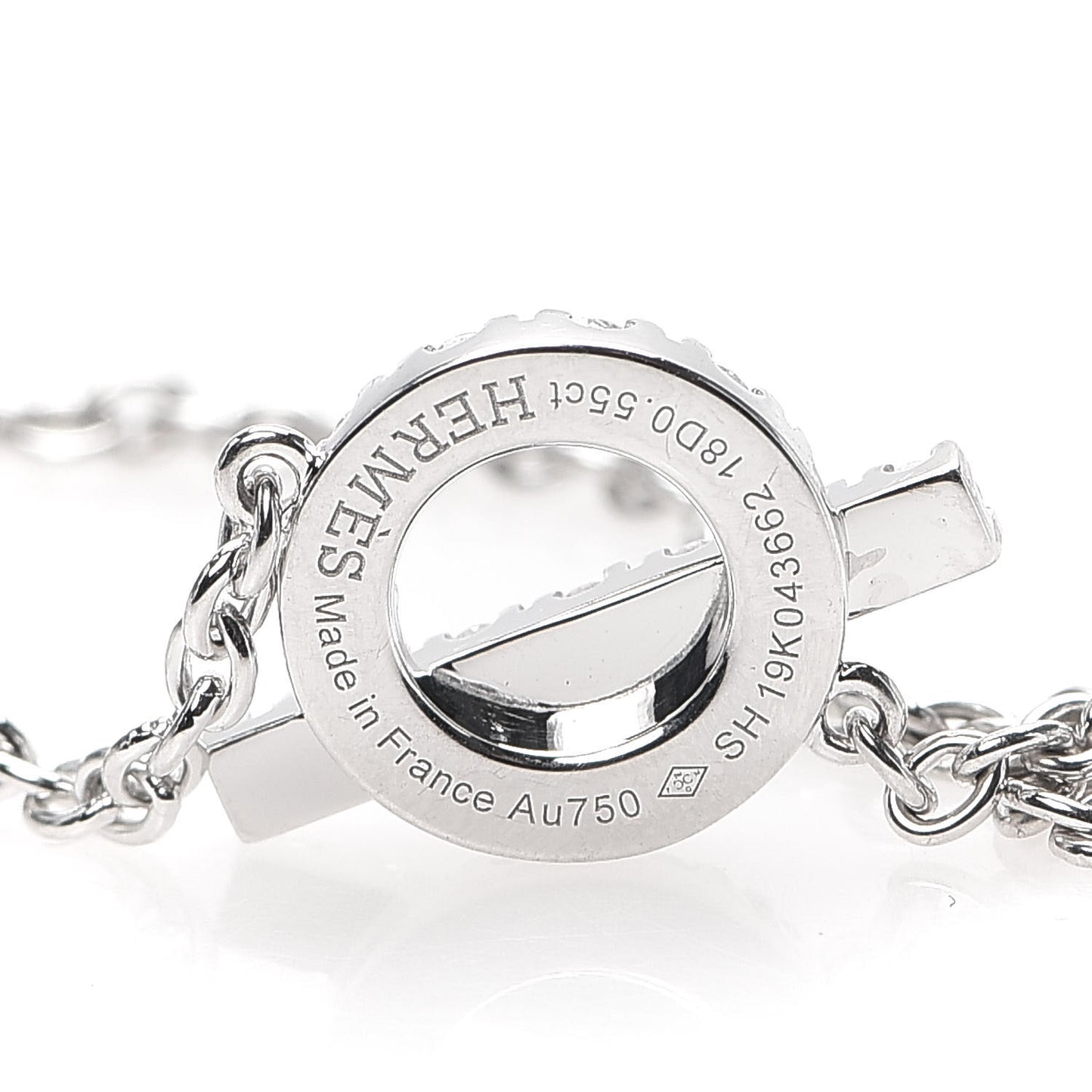 18K White Gold Diamond Finesse Bracelet SH