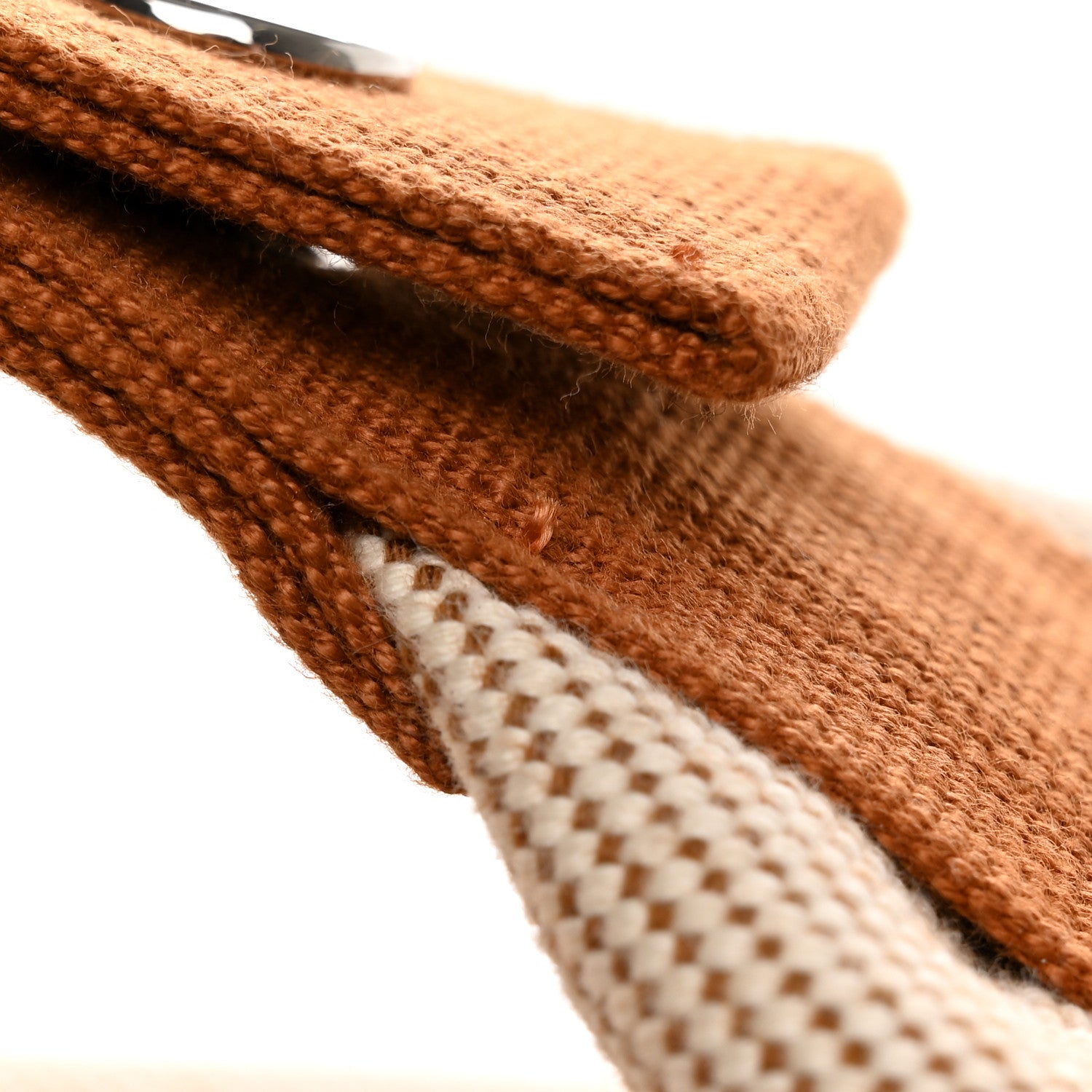 Hermes Canvas Large Bride-A-Brac Cabriole Case Biscuit 10 of 10