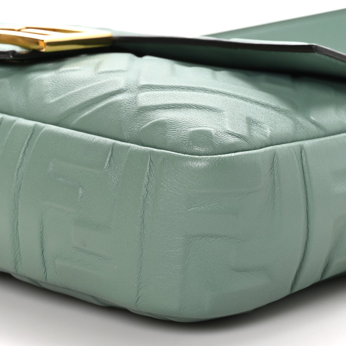 Nappa FF 1974 Embossed Baguette Menta