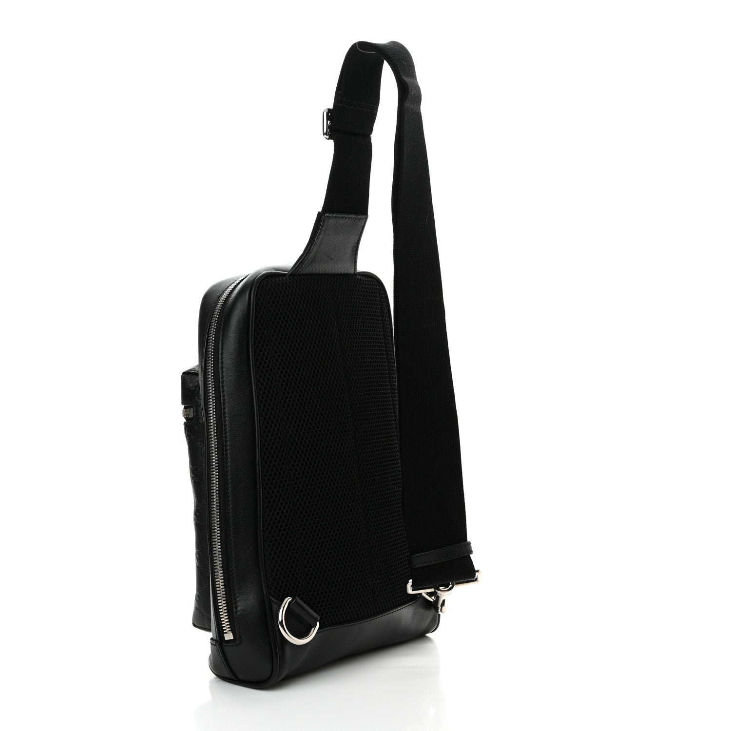 Gucci Guccissima Sling Backpack Black 3 of 12