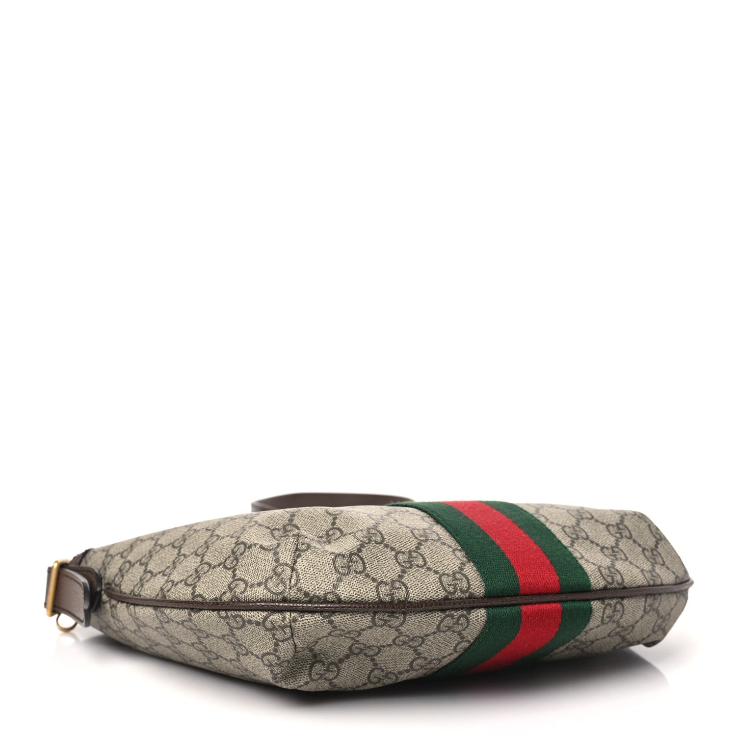 Gucci GG Supreme Monogram Web Small Ophidia Half Moon Hobo Brown 4 of 10
