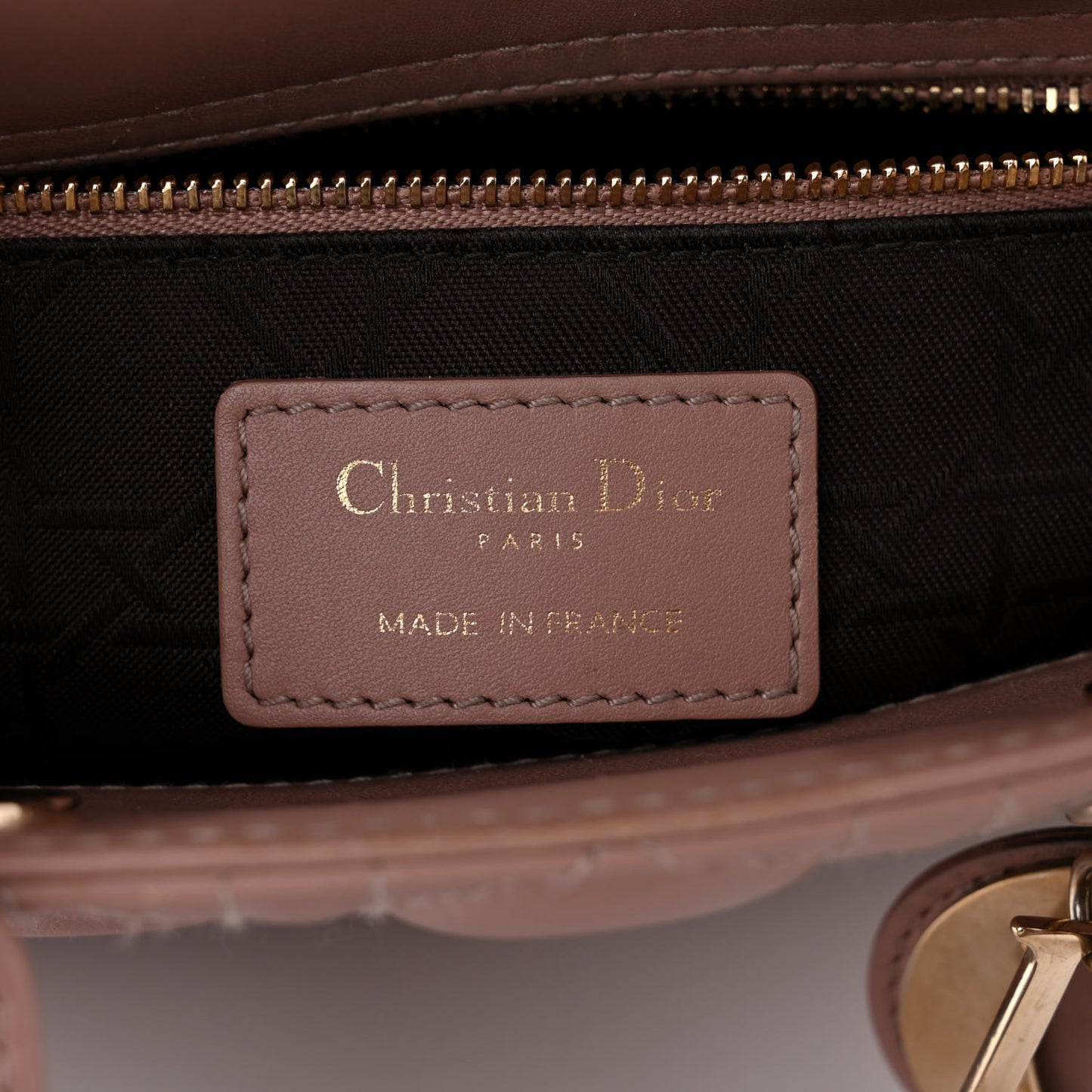 Lambskin Cannage Small My ABCDior Lady Dior Blush