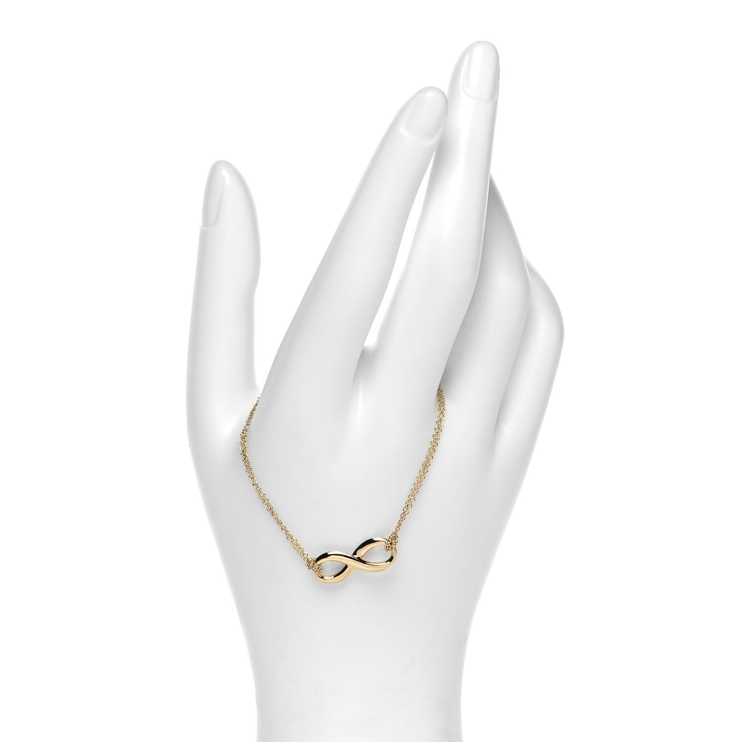 18K Yellow Gold Infinity Bracelet