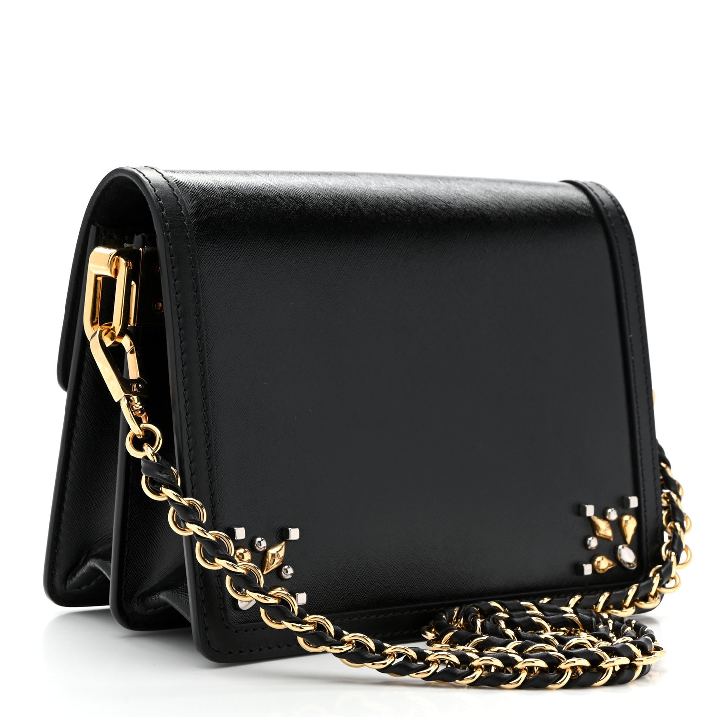 Epi Embellished Mini Dauphine Black