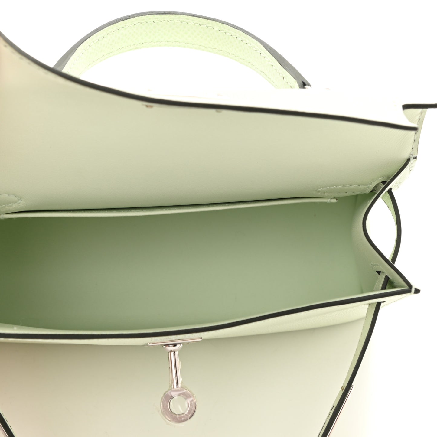 Epsom Mini Kelly Sellier 20 Vert Fizz