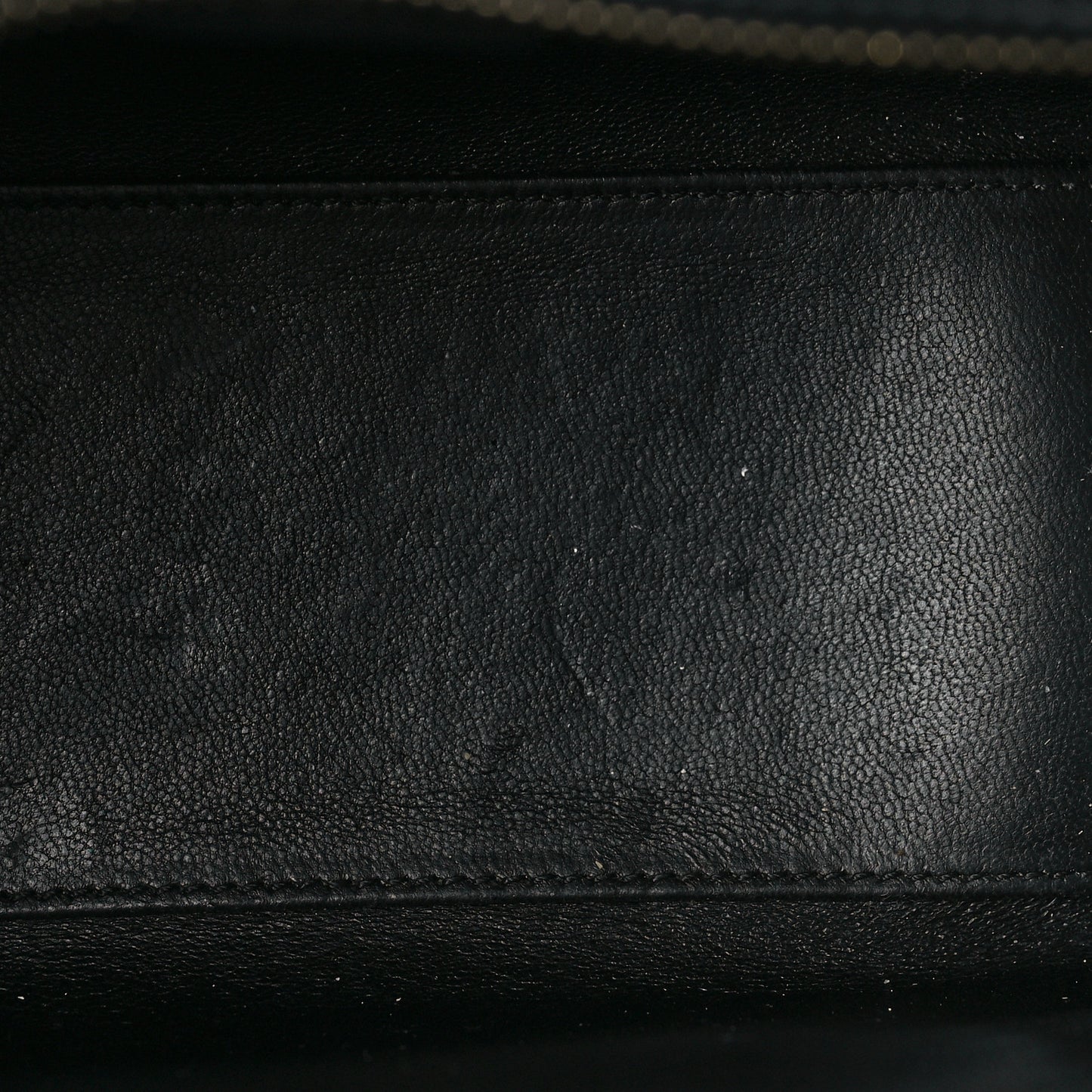 Drummed Calfskin Suede Nano Tri-Color Luggage Amber