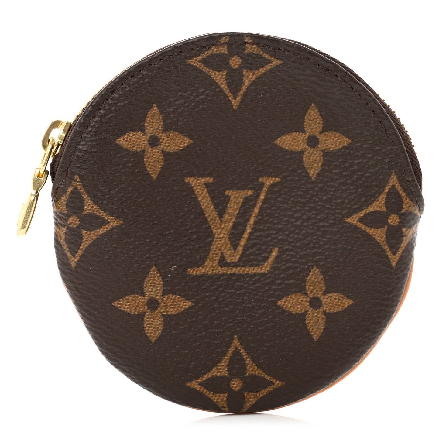 Monogram Round Coin Purse