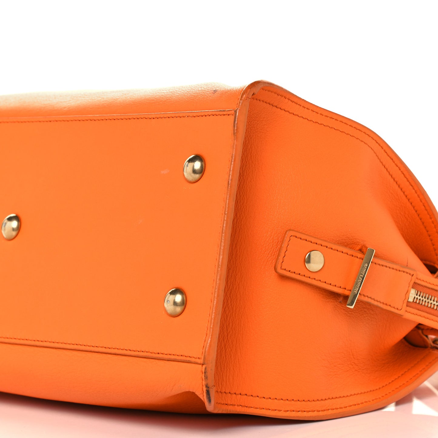Calfskin Small Classic Y Cabas Mandarine