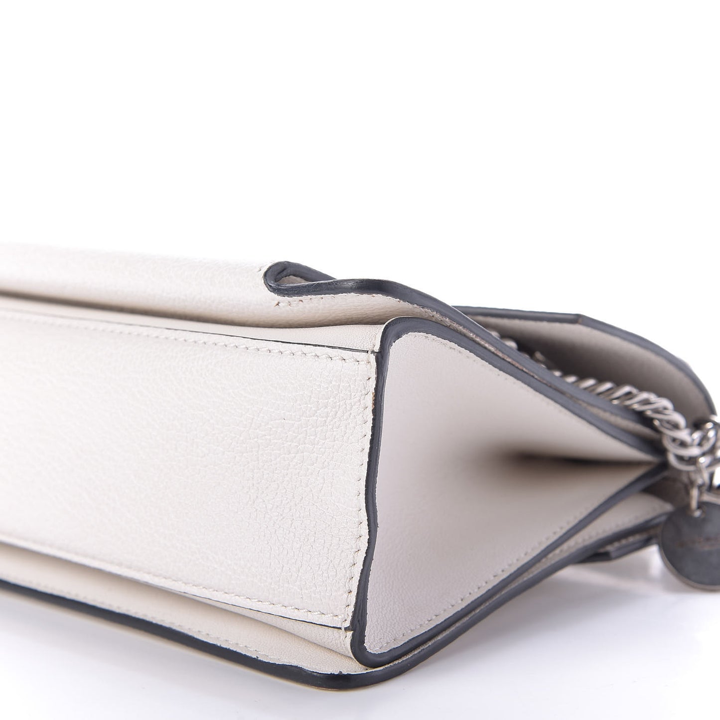 Goatskin Small GV3 Shoulder Bag White