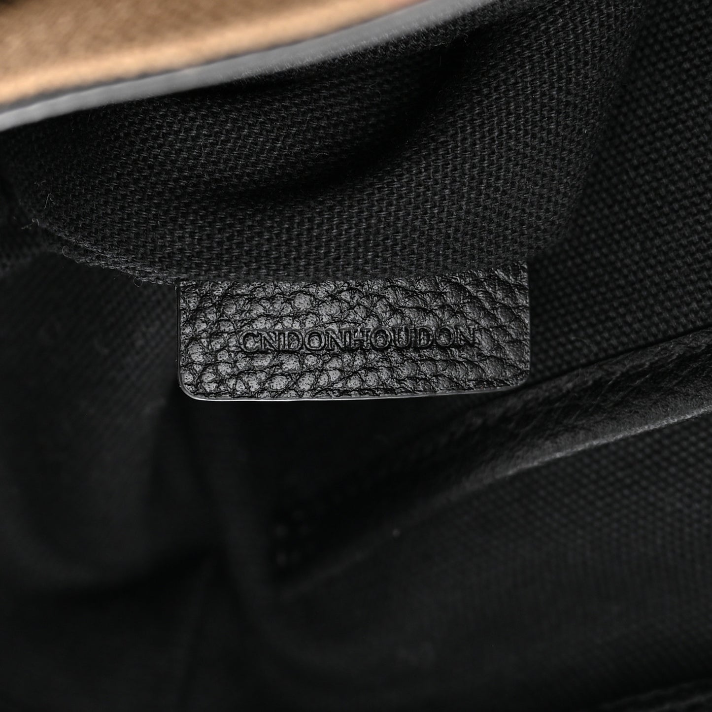 Canvas Mega Check Large Baildon Messenger Bag Black