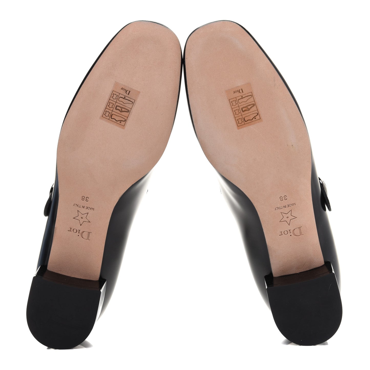 Brushed Calfskin Uniform 30mm Pumps 38 Black