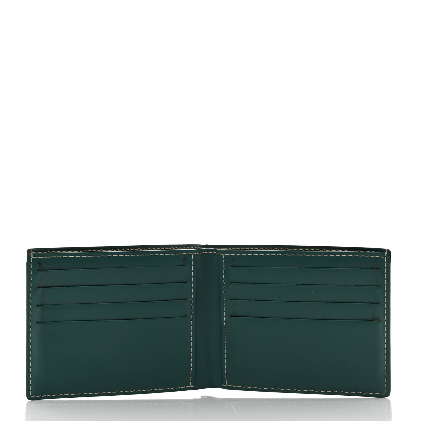 Goyardine Bi-Fold Victoire PM Wallet Green
