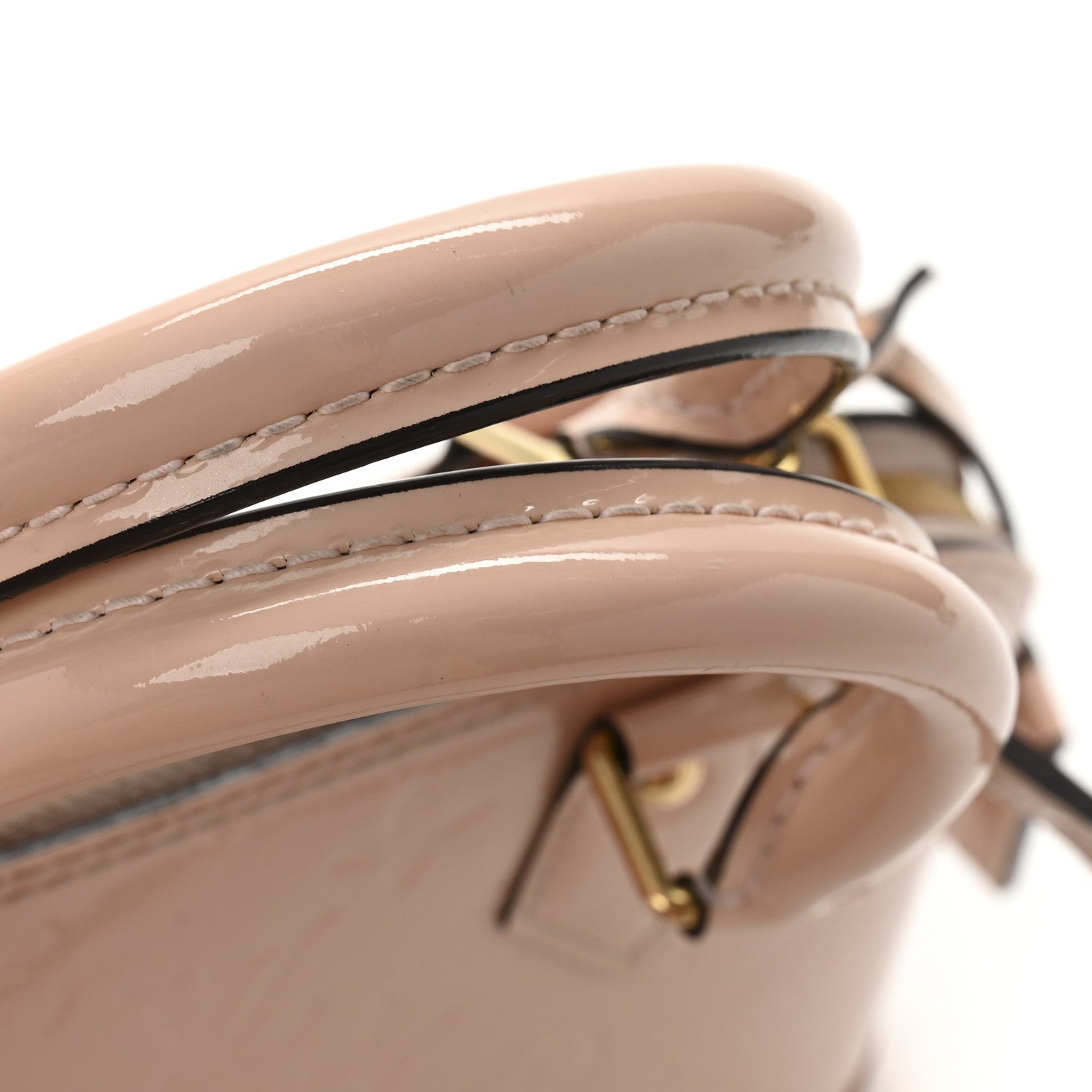 Louis Vuitton Vernis Alma BB Rose Ballerine 13 of 13