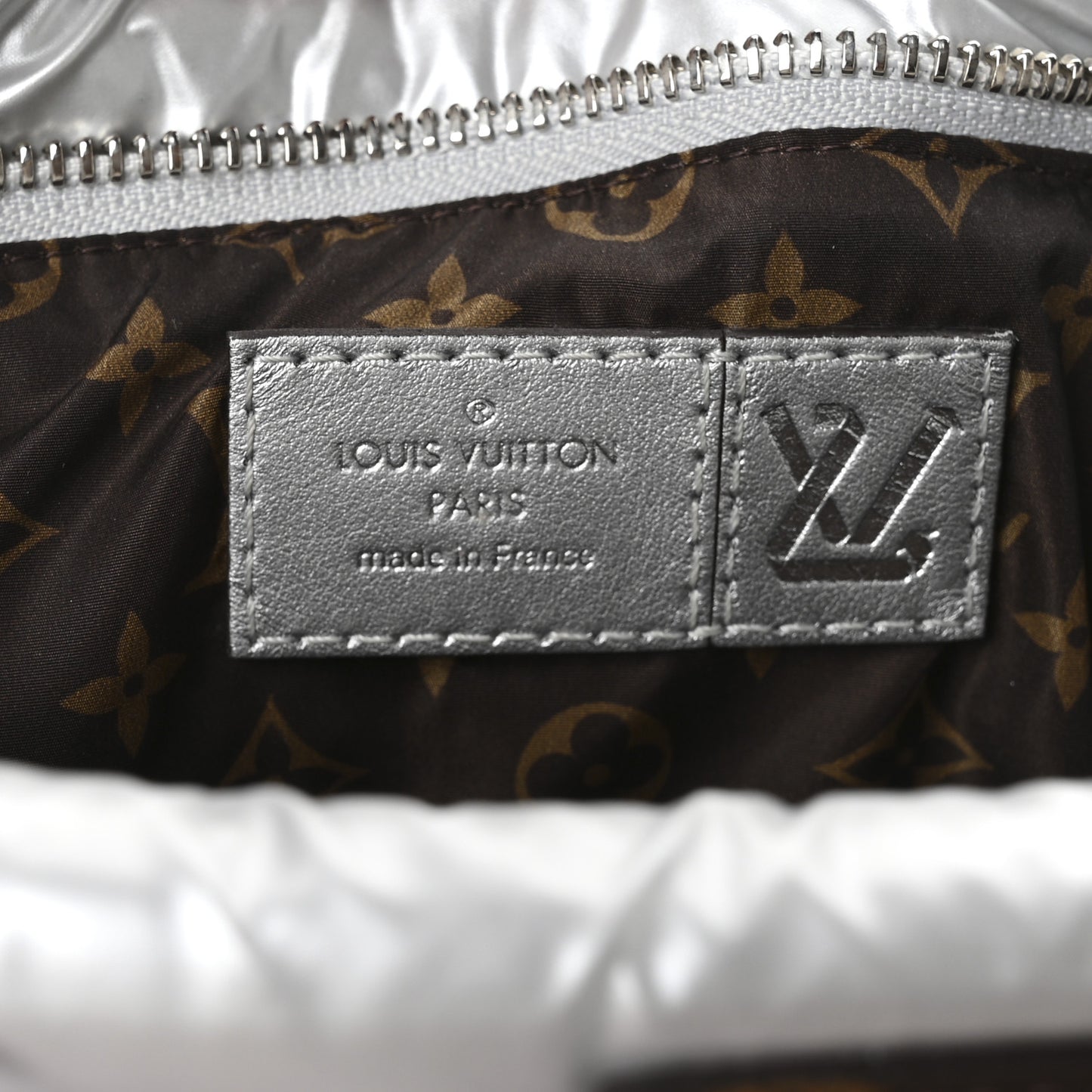 Econyl Monogram Pillow Maxi Multi Pochette Accessories Silver Pale Pink