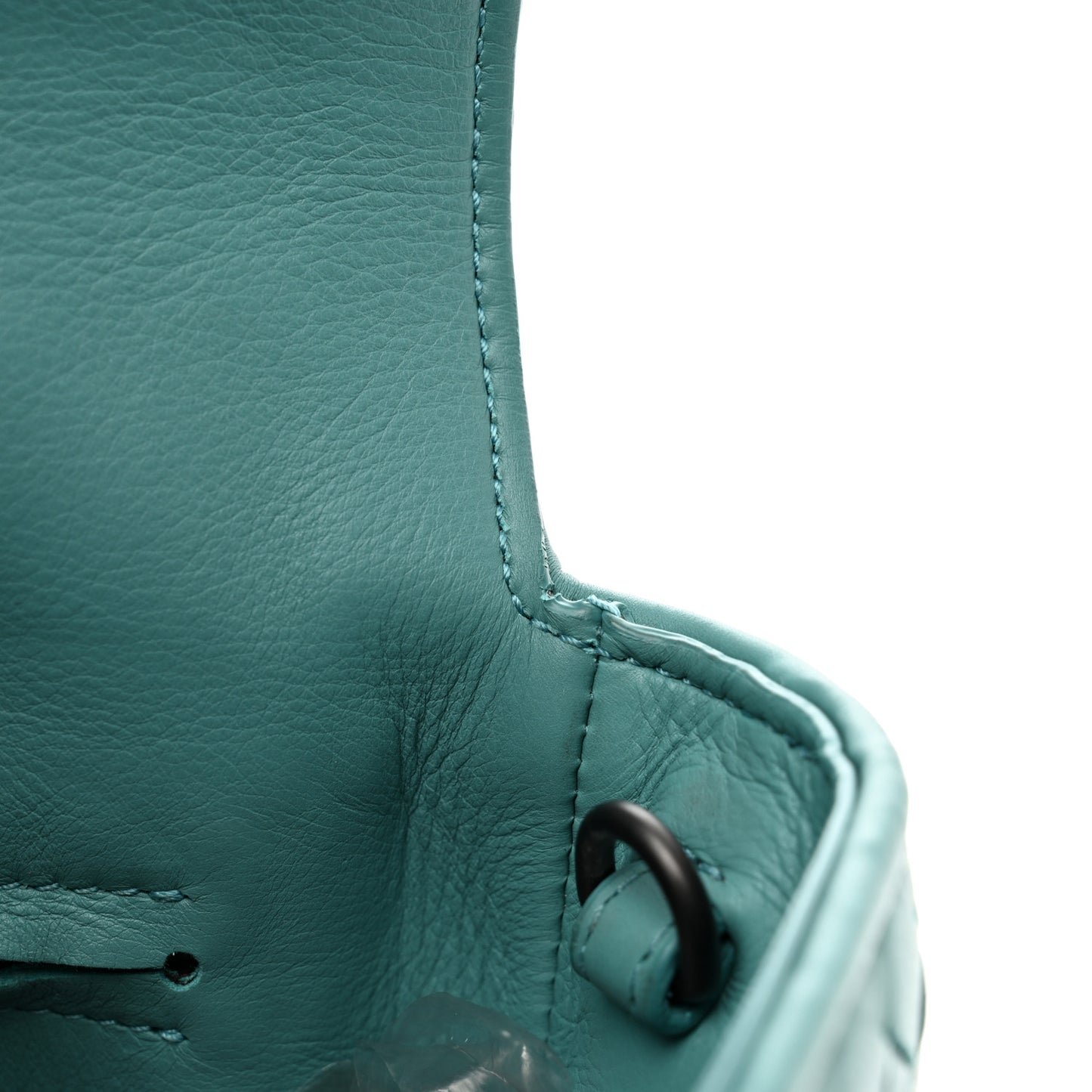 Nappa Intrecciato Dahlia Clutch Crossbody Linoleum