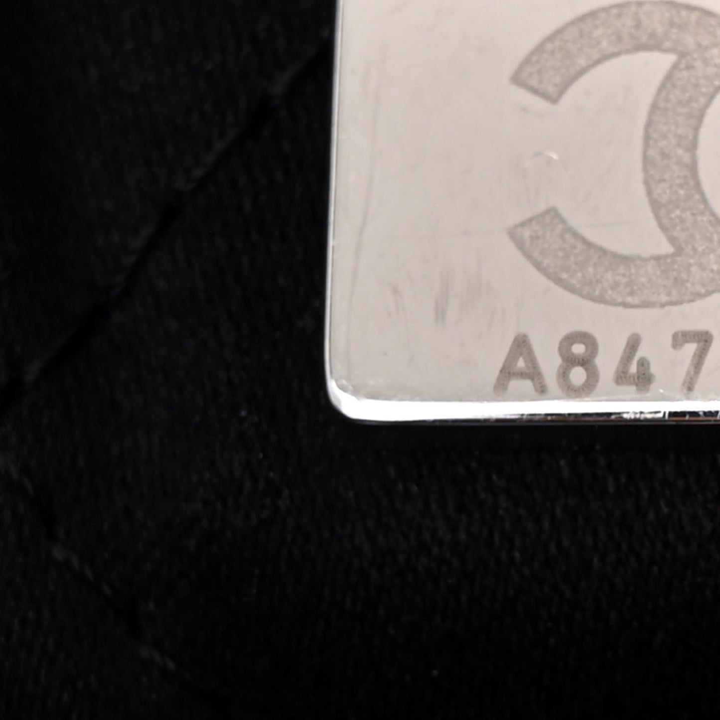 Shiny Calfskin Quilted Mini Chanel 22 Black