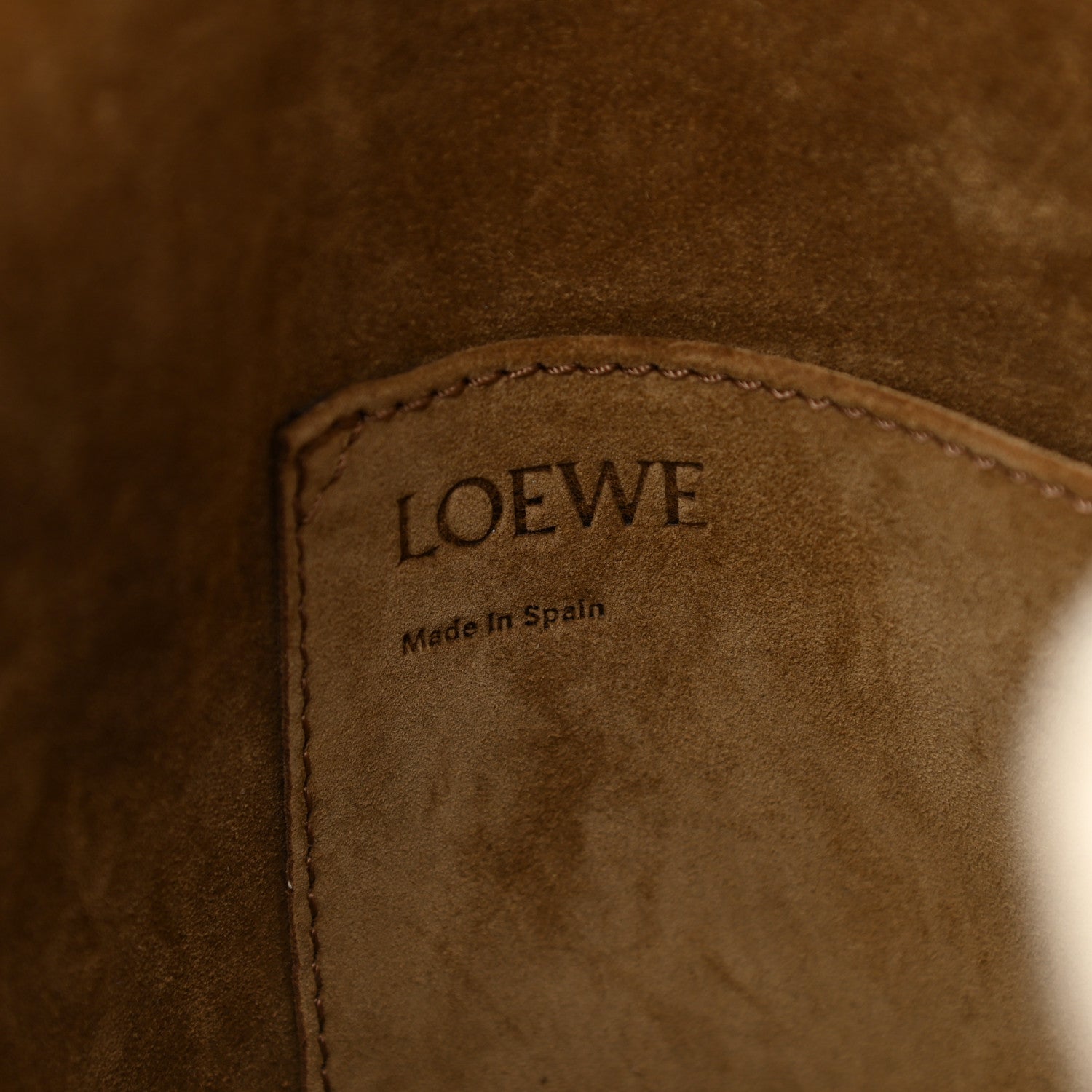 Loewe Calfskin Jacquard Linen Anagram Embroidered Small Balloon Bucket Bag Ecru White 6 of 10