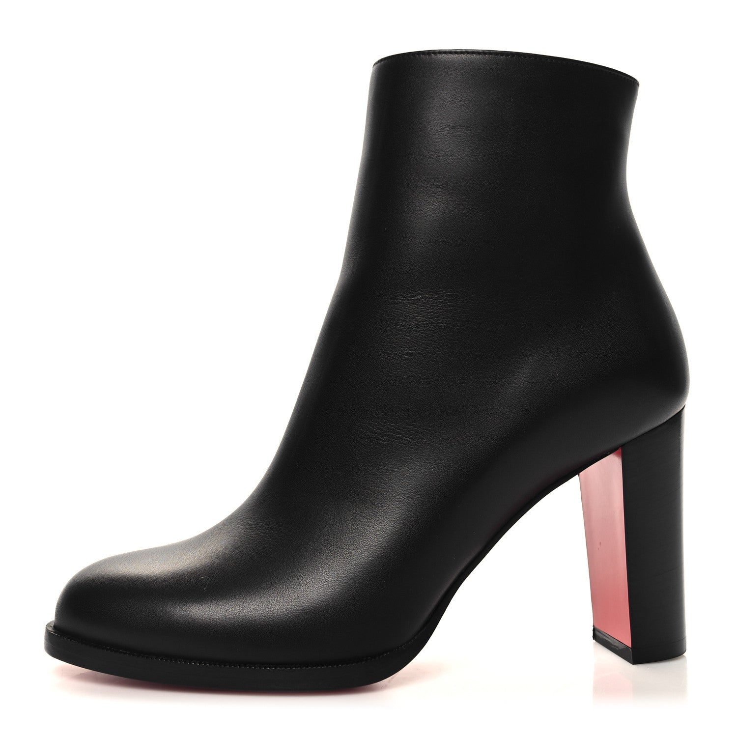 Christian Louboutin Calfskin Adox 85 Ankle Boots 37 Black 1 of 8