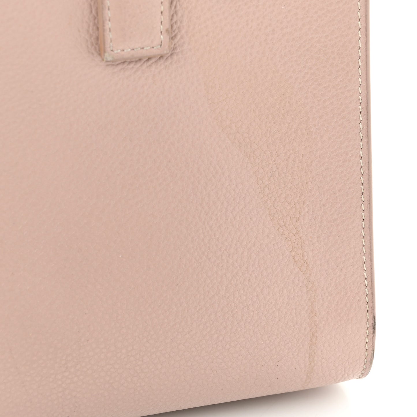 Grained Calfskin Nano Sac de Jour Antique Rose