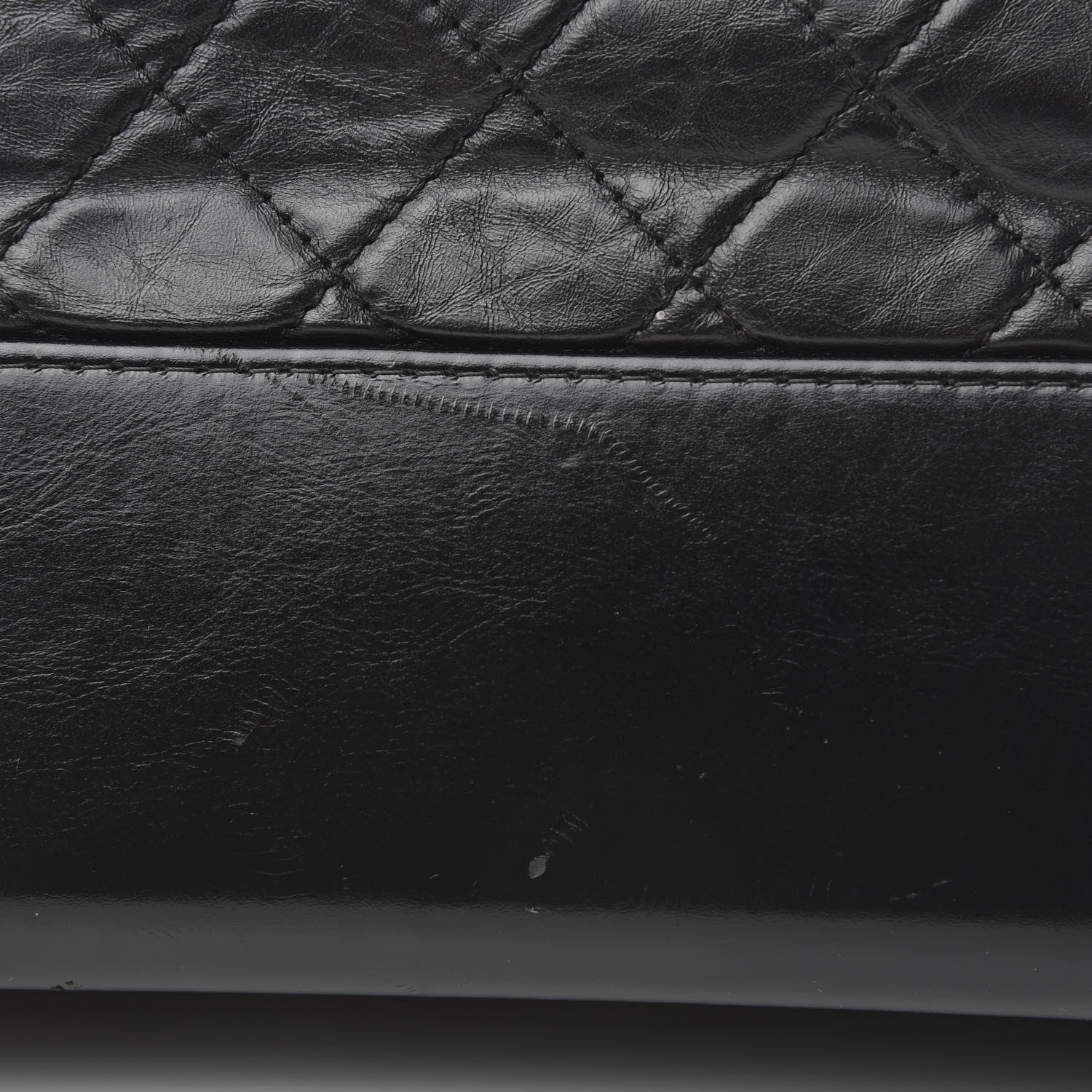 Chanel Aged Calfskin Quilted Medium Gabrielle Hobo Black 11 of 12