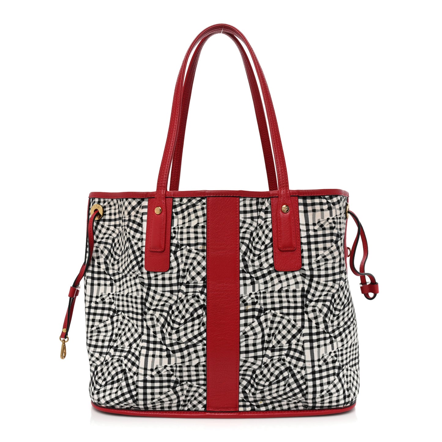 Visetos Medium Liz Reversible Shopper Tote Ruby Red