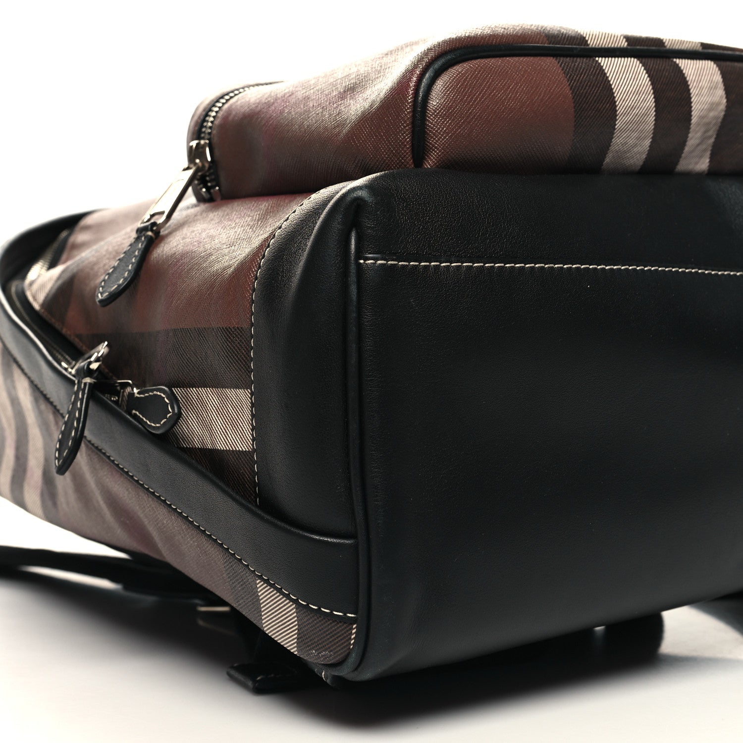 Burberry E-Canvas Check Jett Backpack Dark Birch Brown 9 of 13
