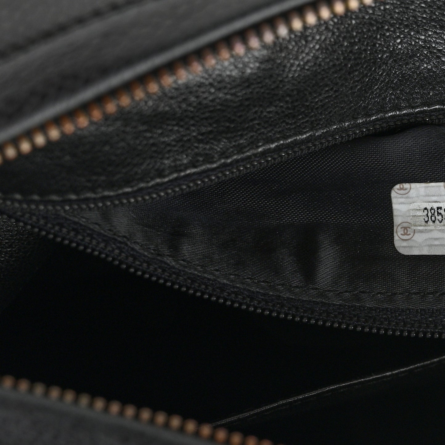 Caviar Quilted Camera Case Black