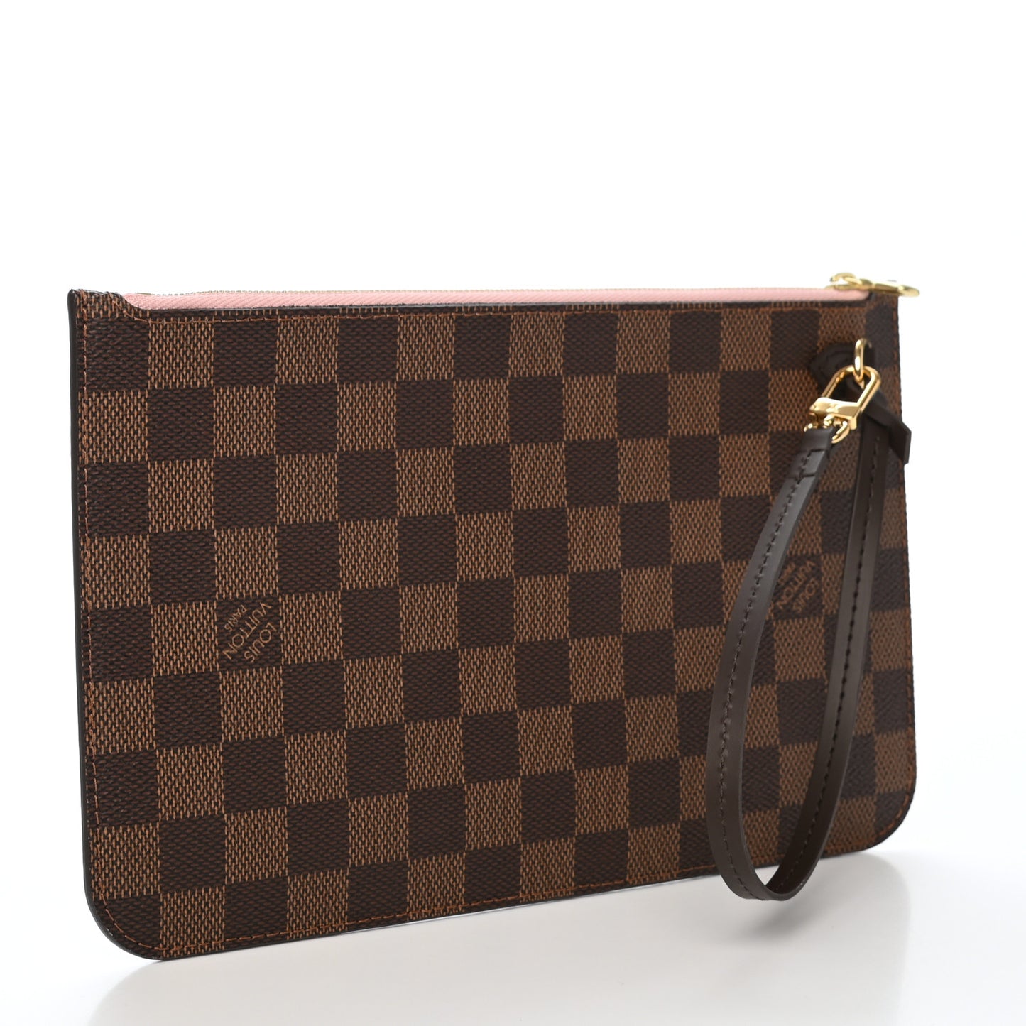 Damier Ebene Neverfull MM GM Pochette Rose Ballerine