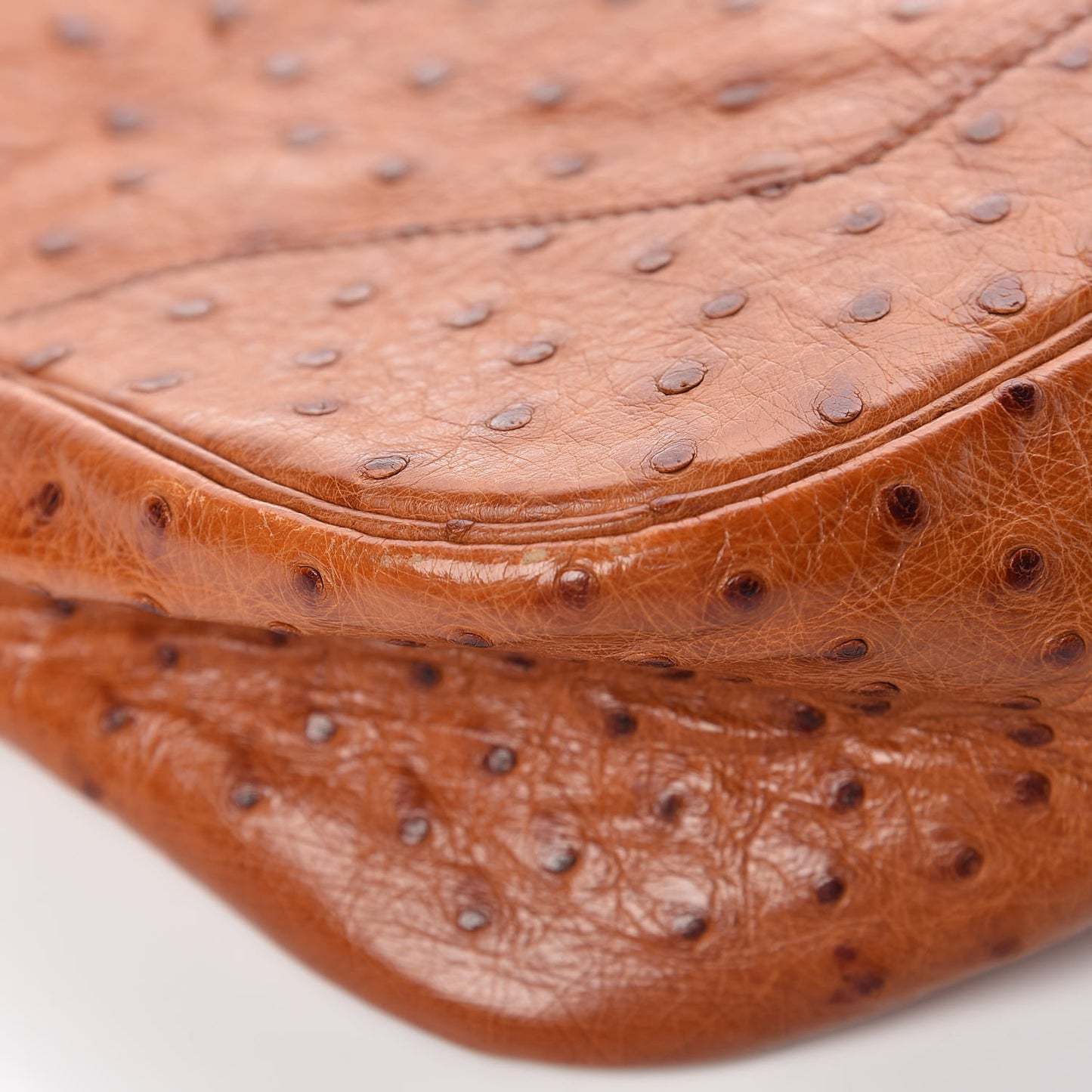 Ostrich Trim II 31 Cognac