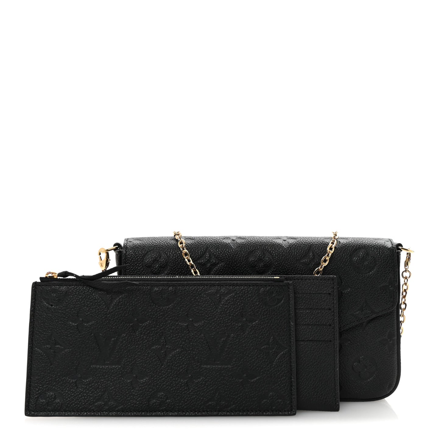 Empreinte Pochette Felicie Chain Wallet Black