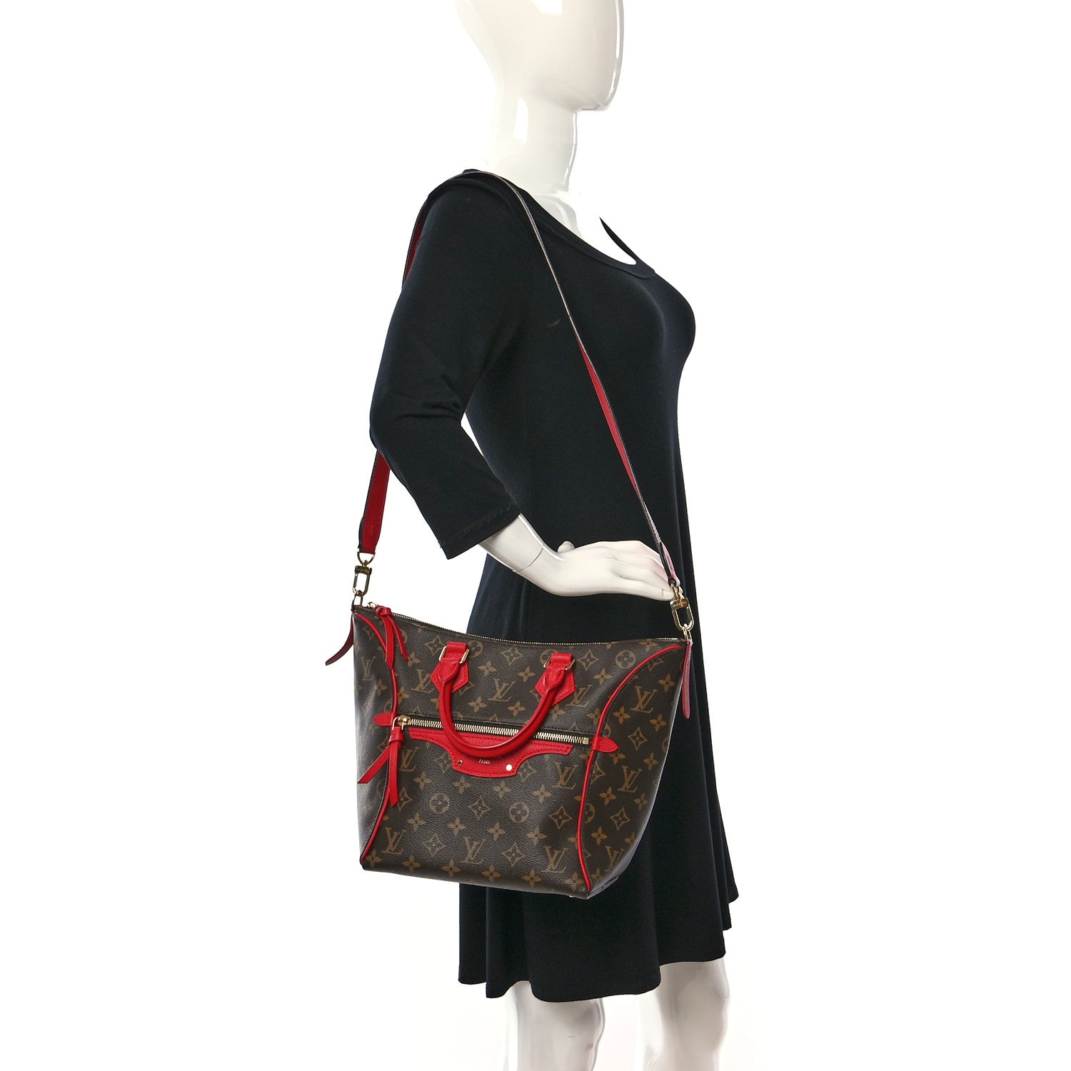 Louis Vuitton Monogram Tournelle PM Cerise 2 of 8