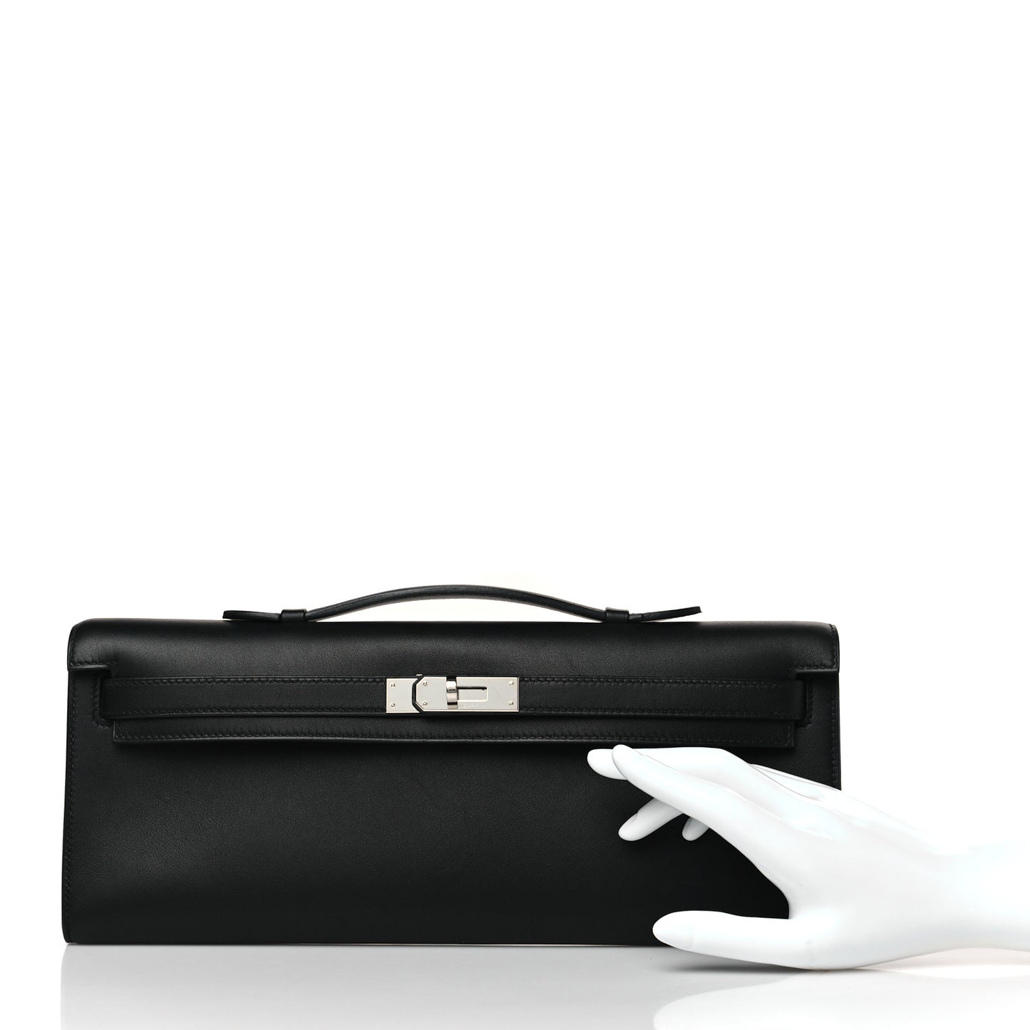 Swift Kelly Cut Clutch Pochette Black