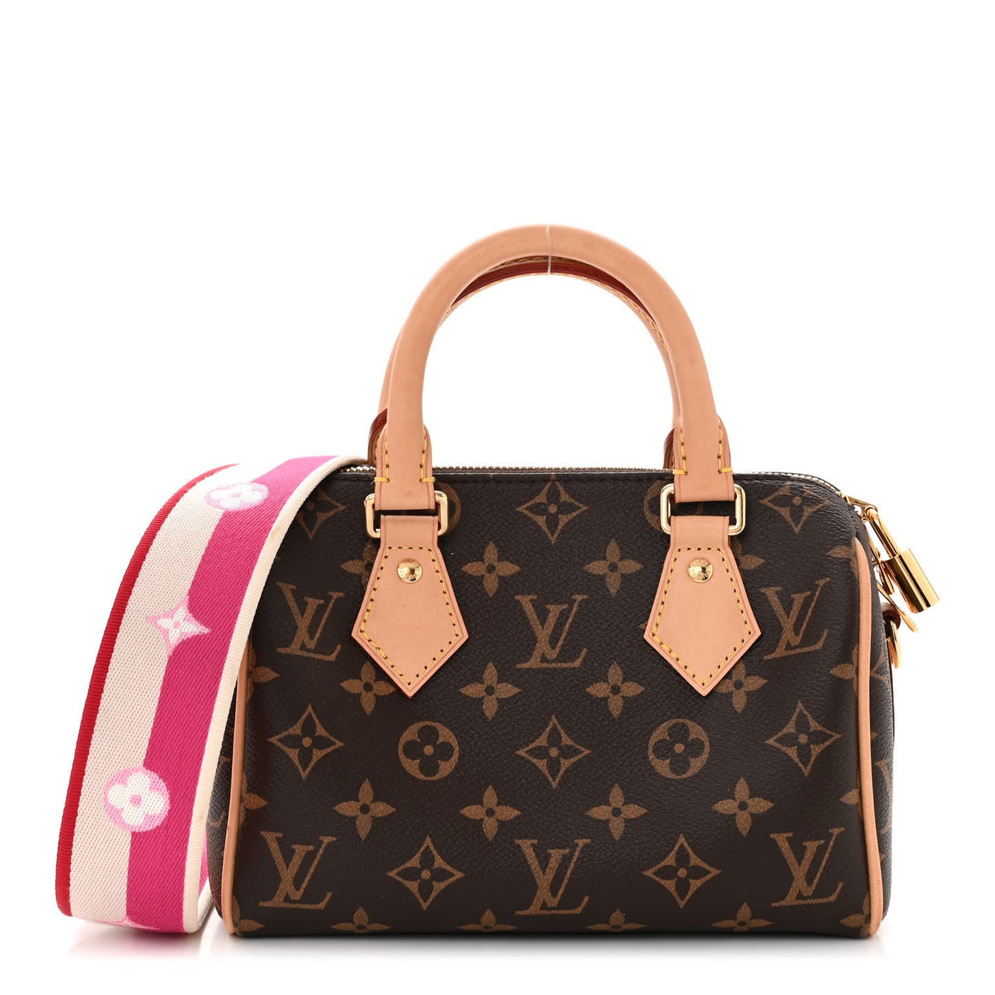 Monogram Speedy Bandouliere 20 Fuchsia