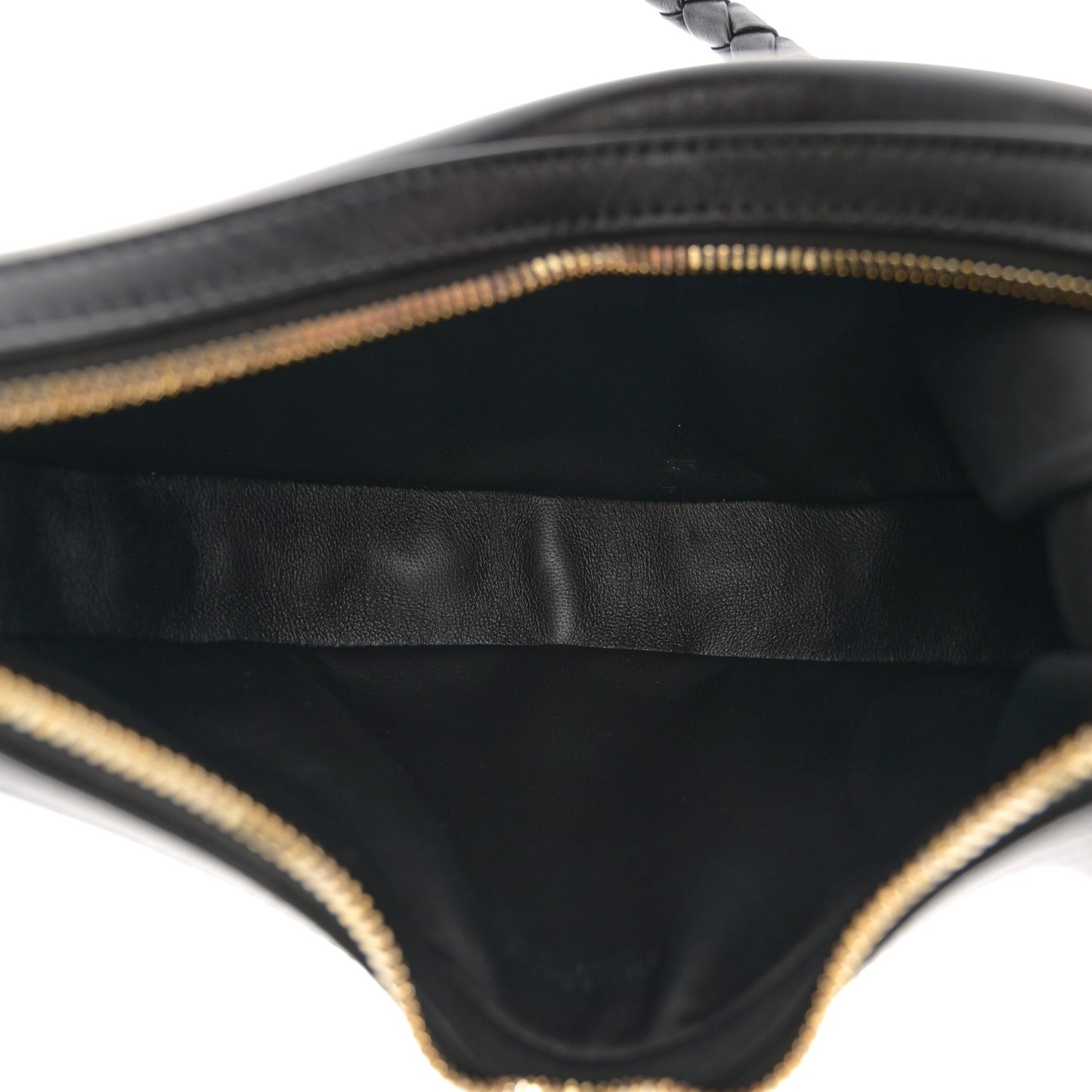 Smooth Calfskin Hula Hoop Shoulder Bag Black