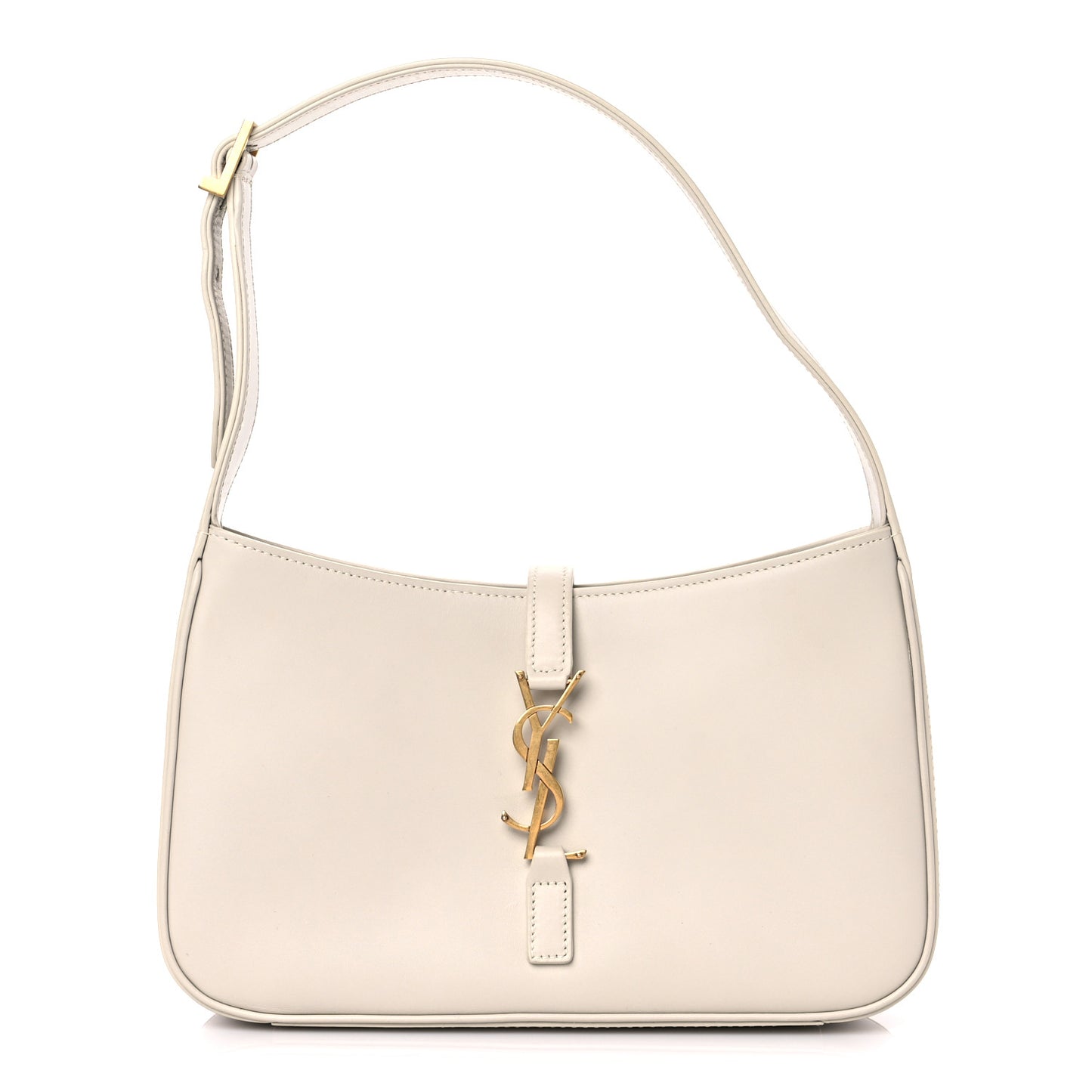 Smooth Calfskin Le 5 A 7 Hobo Blanc Vintage