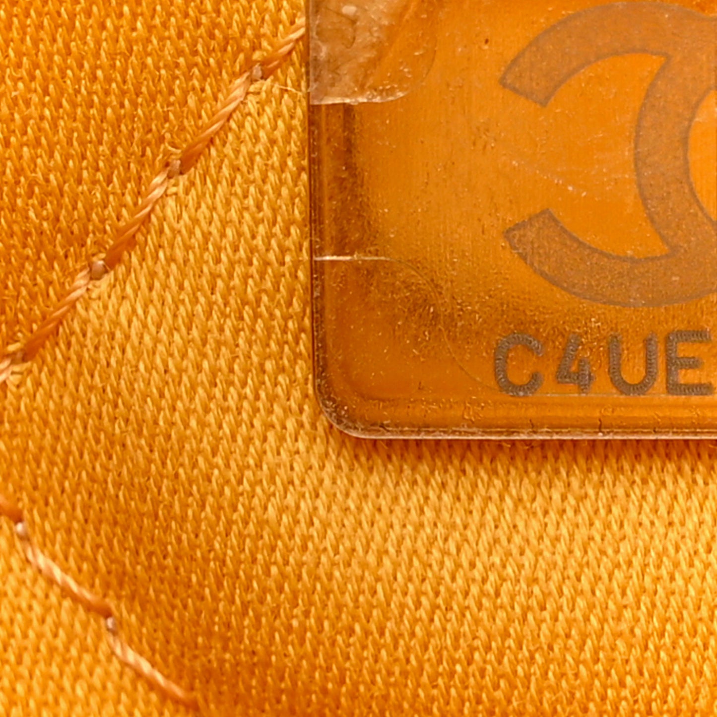 Shiny Calfskin Quilted Mini Chanel 22 Yellow