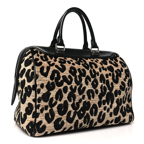 Jacquard Velvet Leopard Print Stephen Sprouse Speedy