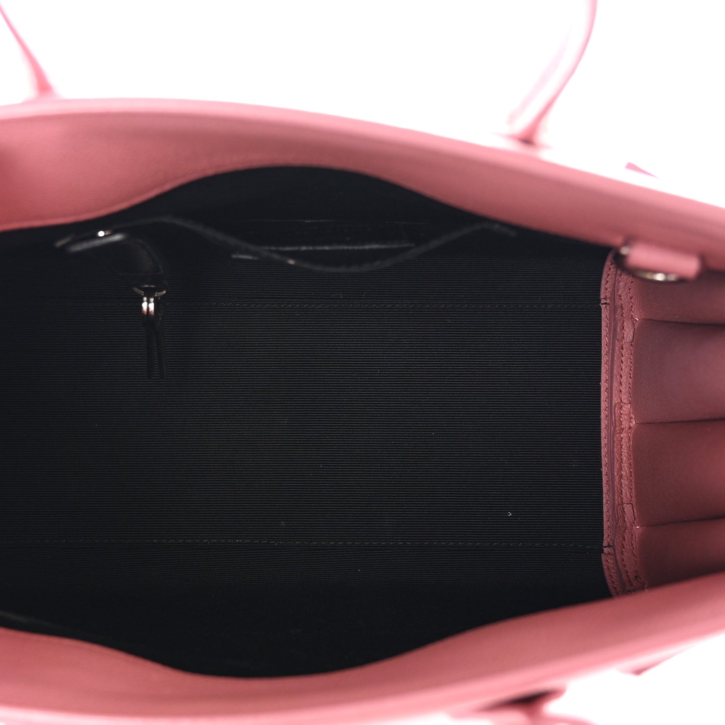 Grained Calfskin Baby Sac De Jour Dark Rose