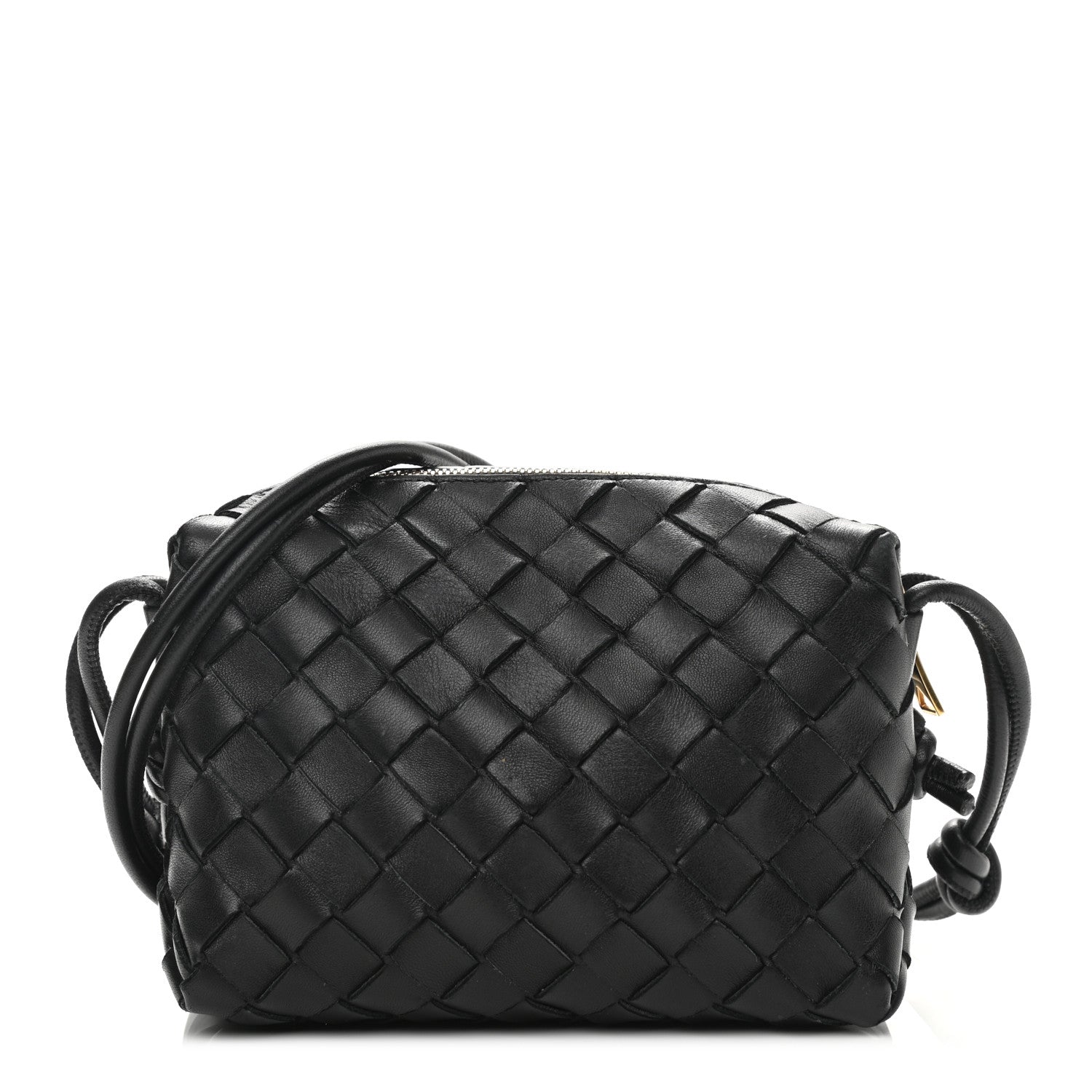 Bottega Veneta Nappa Intrecciato Mini Loop Camera Bag Black 1 of 8