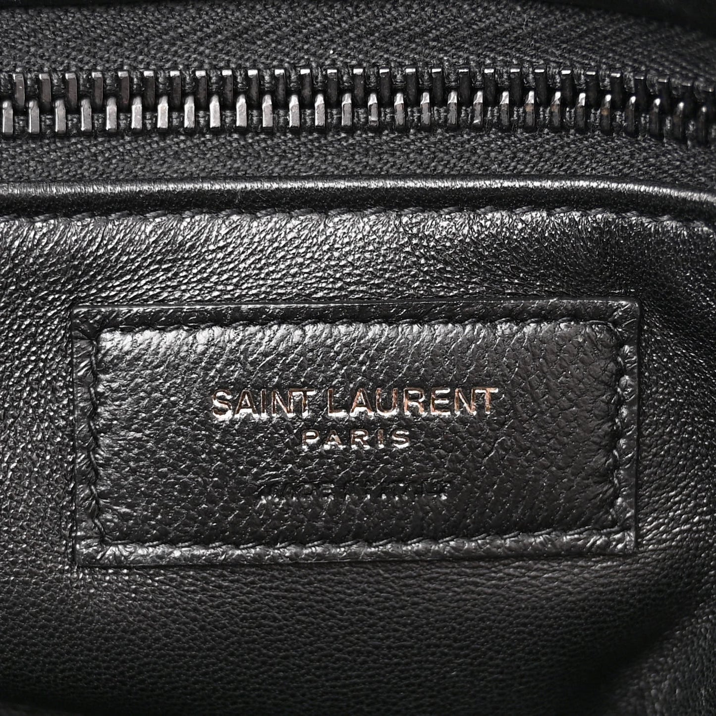Lambskin Wide Puffer Tote Black